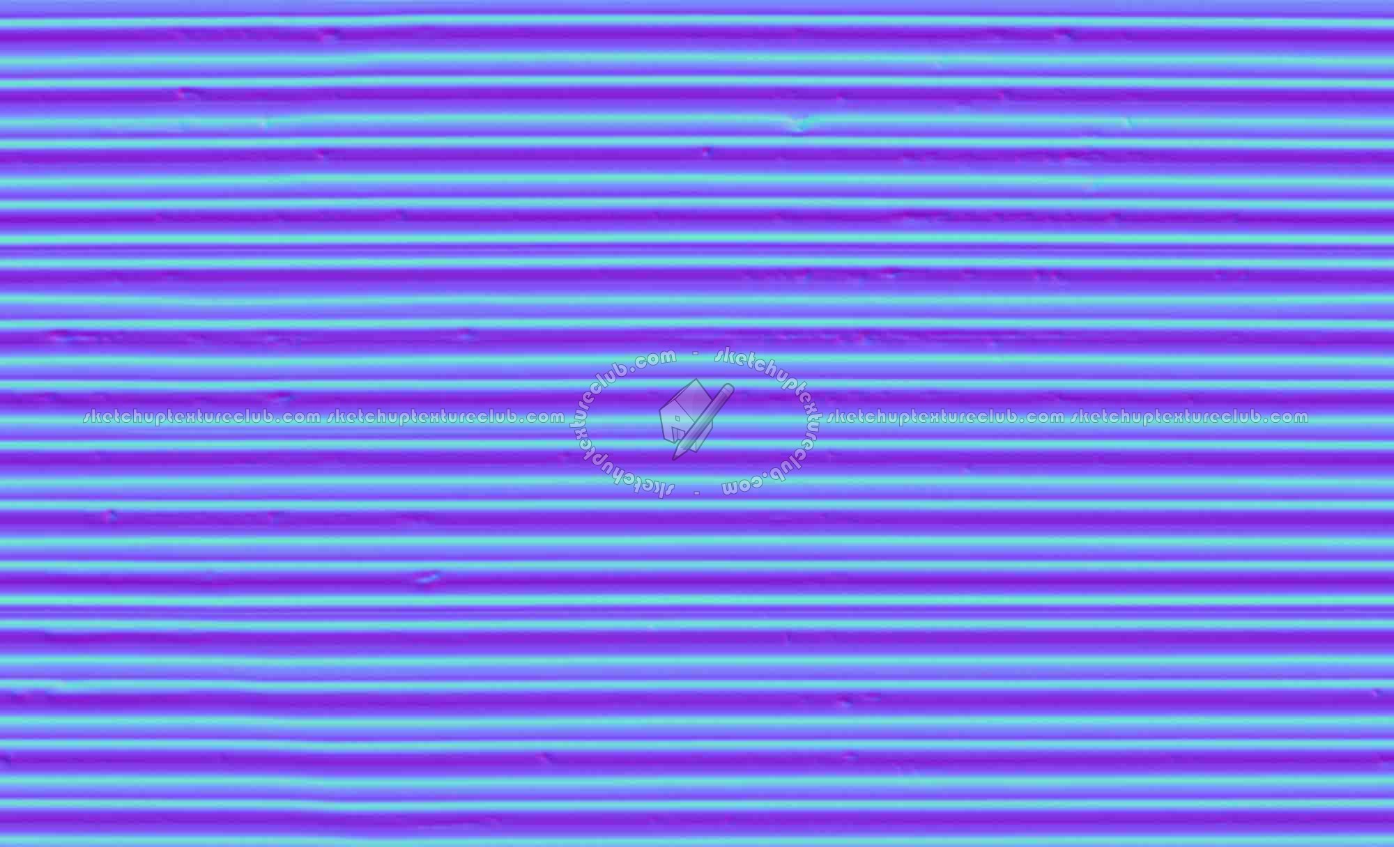 Textures   -   MATERIALS   -   METALS   -   Corrugated  - Painted corrugated metal texture seamless 10034 - Normal