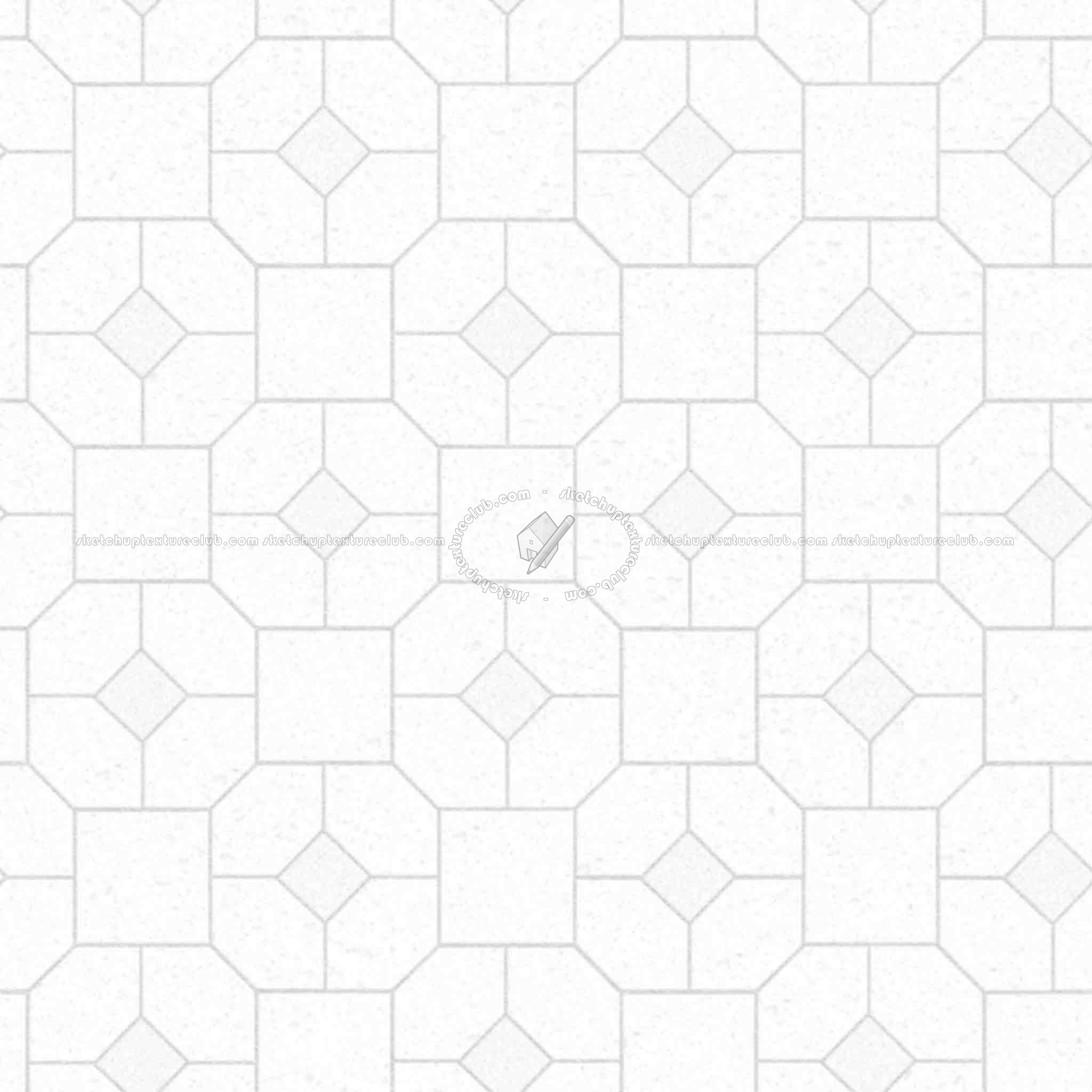 Textures   -   ARCHITECTURE   -   PAVING OUTDOOR   -   Pavers stone   -   Blocks mixed  - Pavers stone mixed size texture seamless 06204 - Ambient occlusion