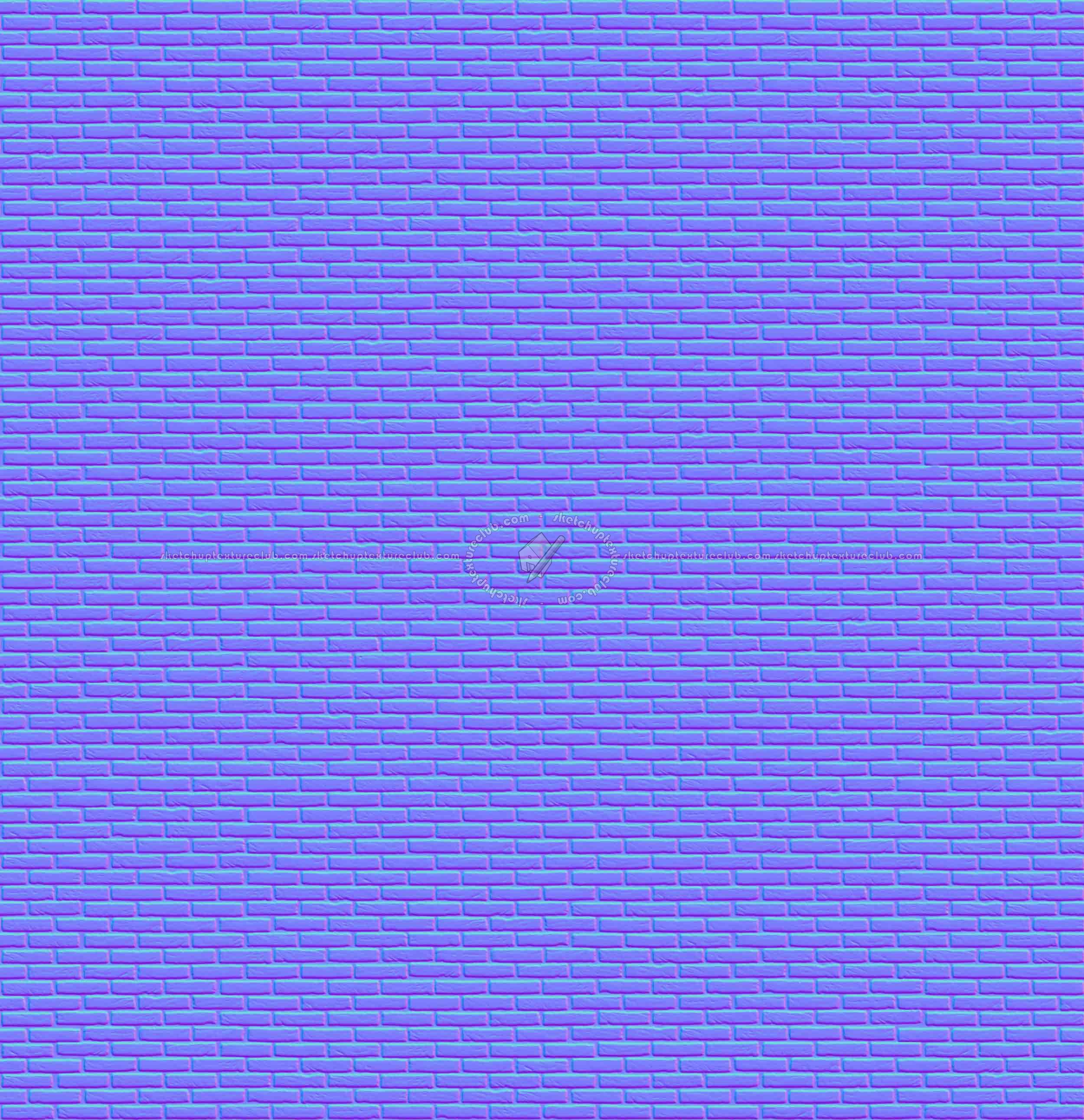 Textures   -   ARCHITECTURE   -   BRICKS   -   Facing Bricks   -   Rustic  - Rustic bricks texture seamless 17203 - Normal