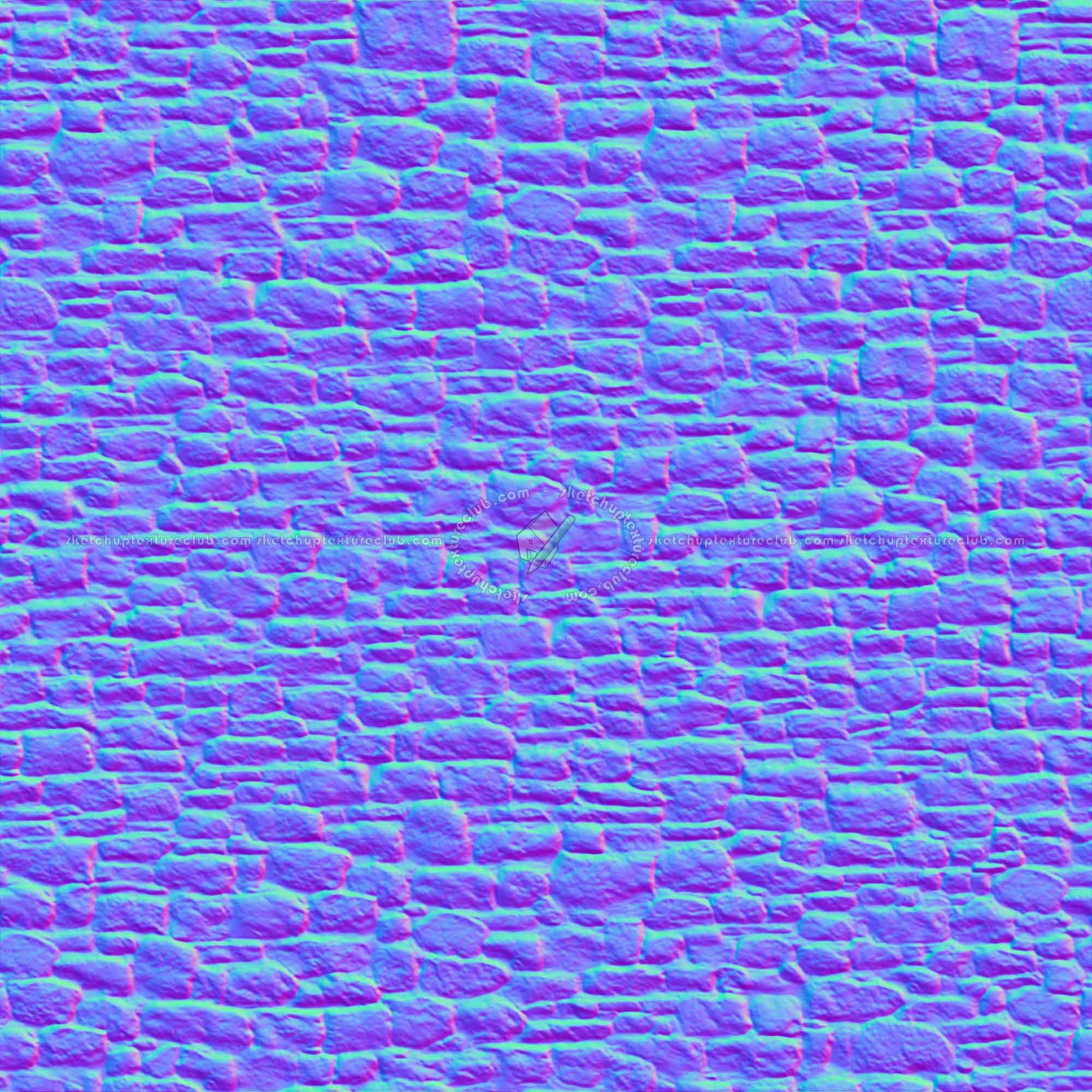 Textures   -   ARCHITECTURE   -   STONES WALLS   -   Stone walls  - Old wall stone texture seamless 08507 - Normal