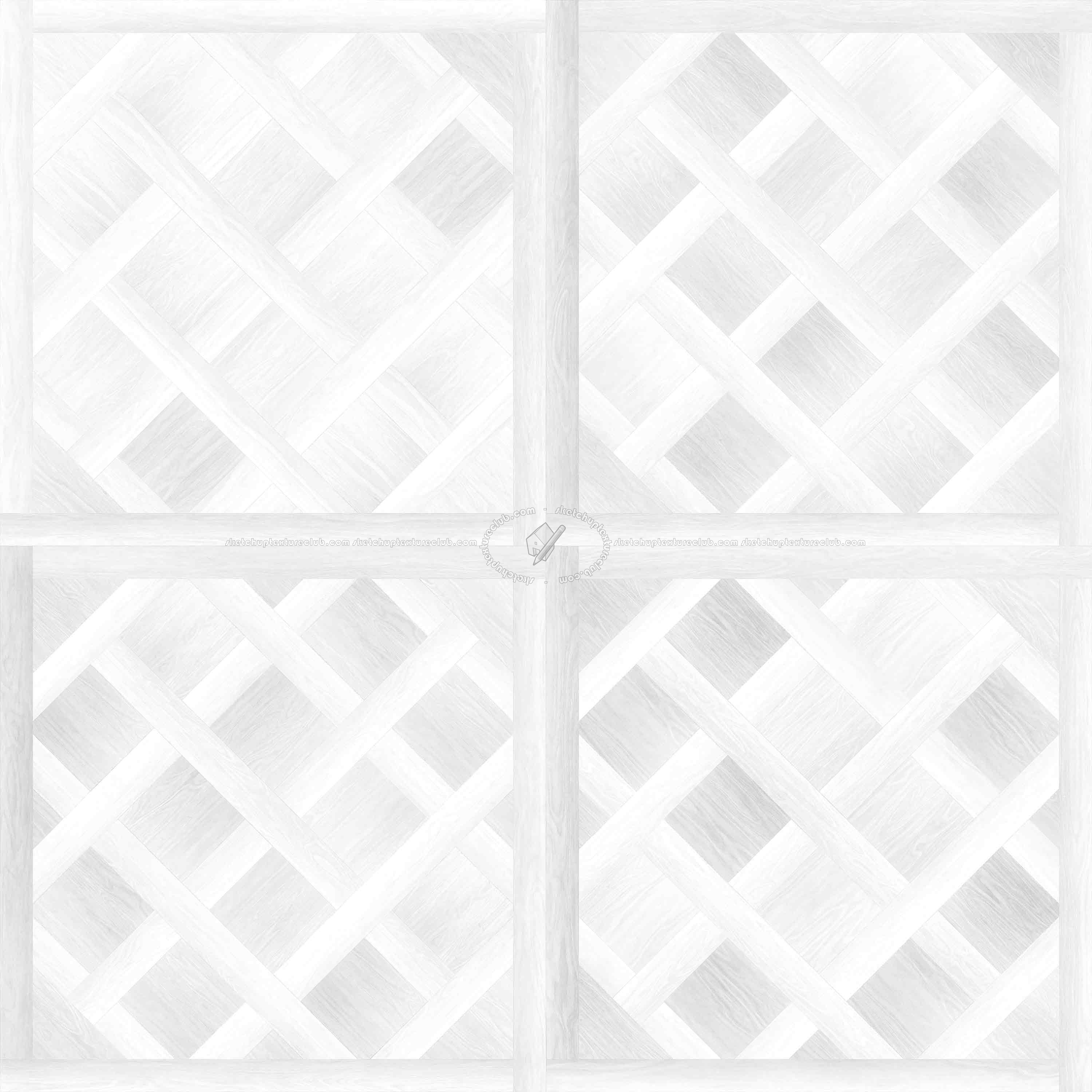 Textures   -   ARCHITECTURE   -   WOOD FLOORS   -   Geometric pattern  - Parquet geometric pattern texture seamless 04840 - Ambient occlusion