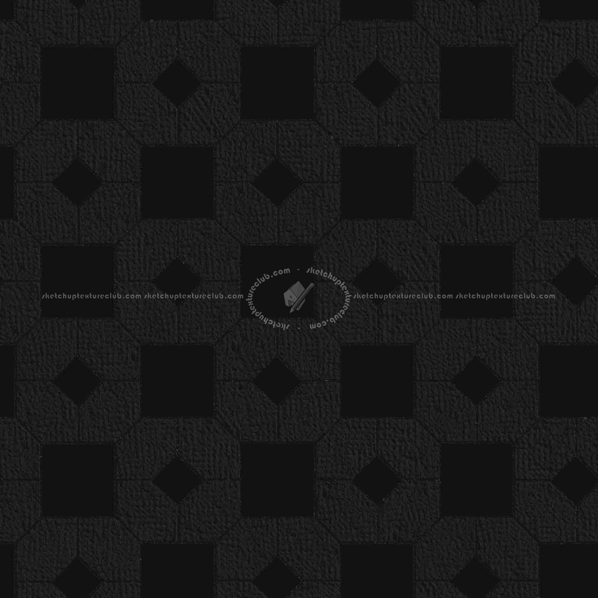 Textures   -   ARCHITECTURE   -   PAVING OUTDOOR   -   Pavers stone   -   Blocks mixed  - Pavers stone mixed size texture seamless 06205 - Specular