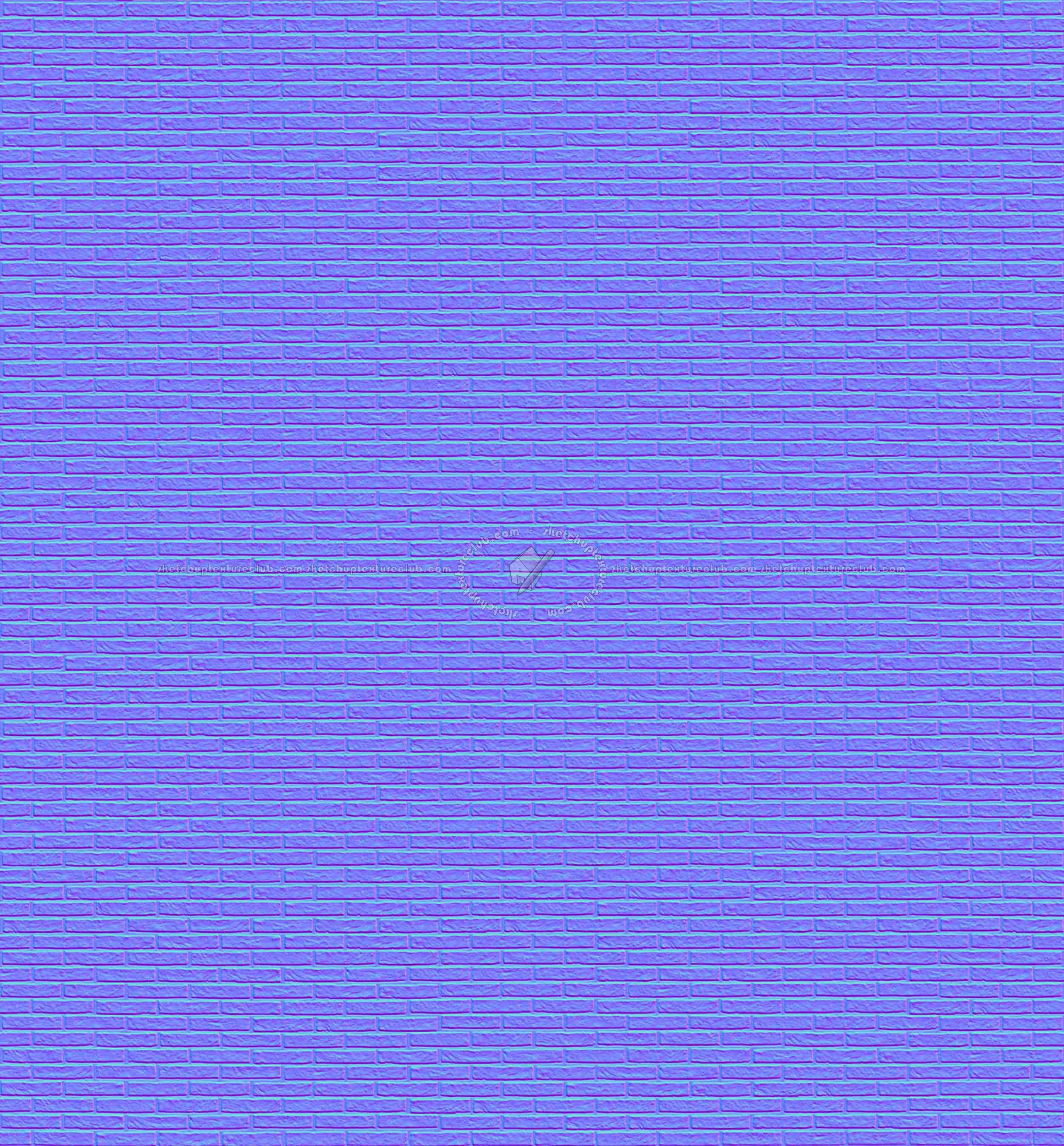 Textures   -   ARCHITECTURE   -   BRICKS   -   Facing Bricks   -   Rustic  - Rustic bricks texture seamless 17204 - Normal