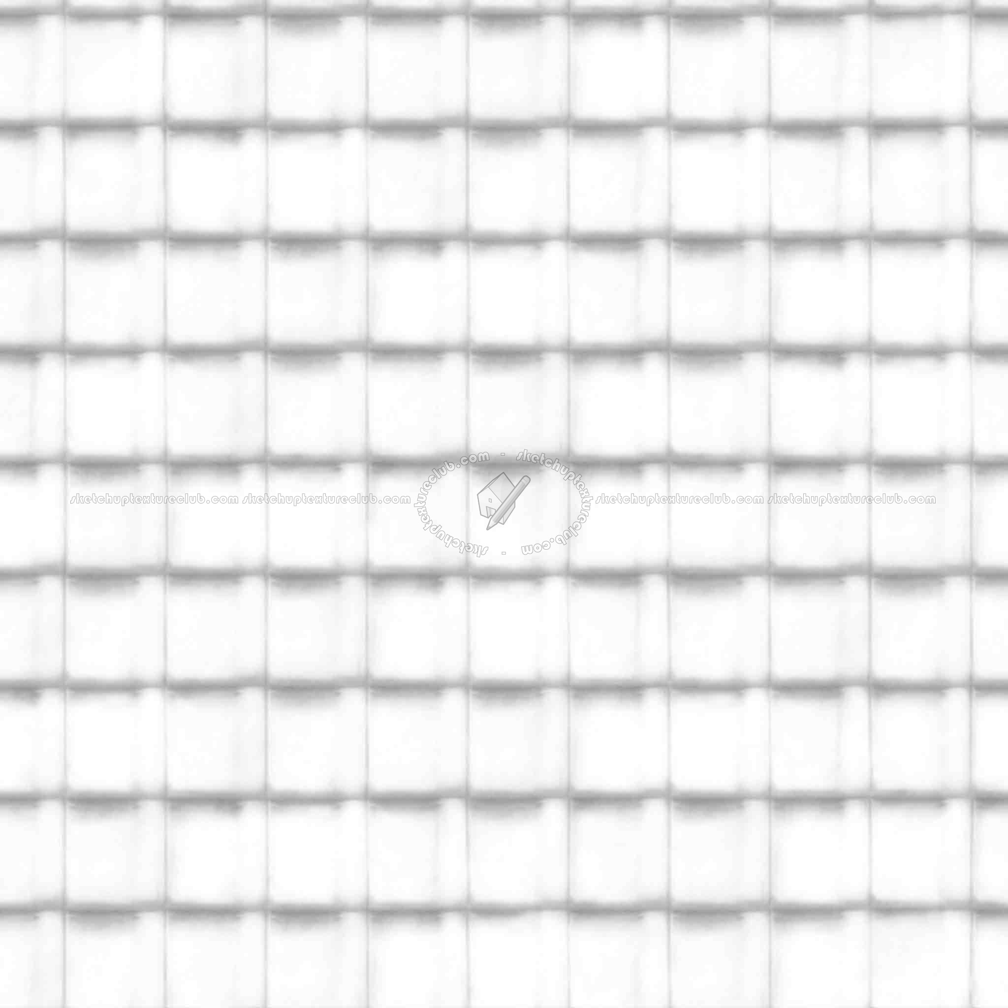 Textures   -   ARCHITECTURE   -   ROOFINGS   -   Clay roofs  - Clay roofing Cote Fleurie texture seamless 03351 - Ambient occlusion