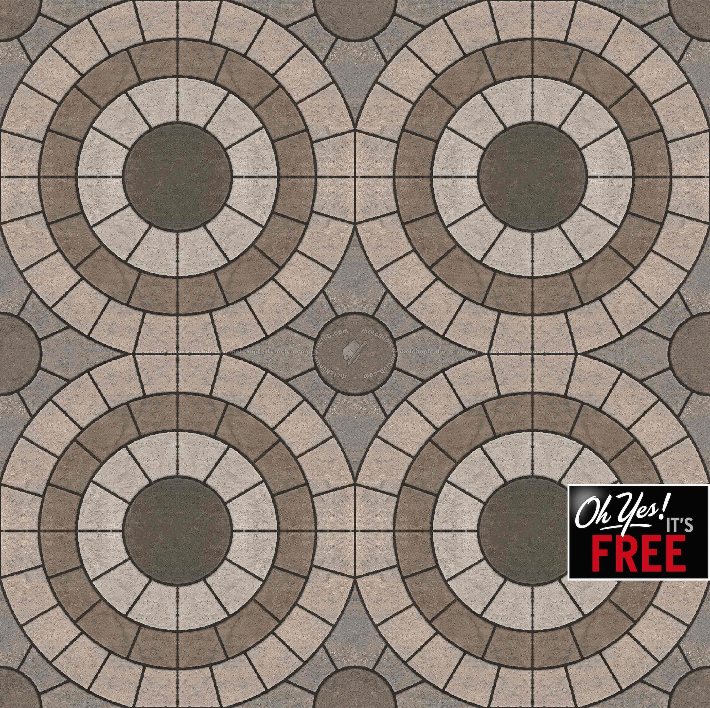 Textures - FREE PBR TEXTURES - cobblestone pavement PBR texture seamless 21445