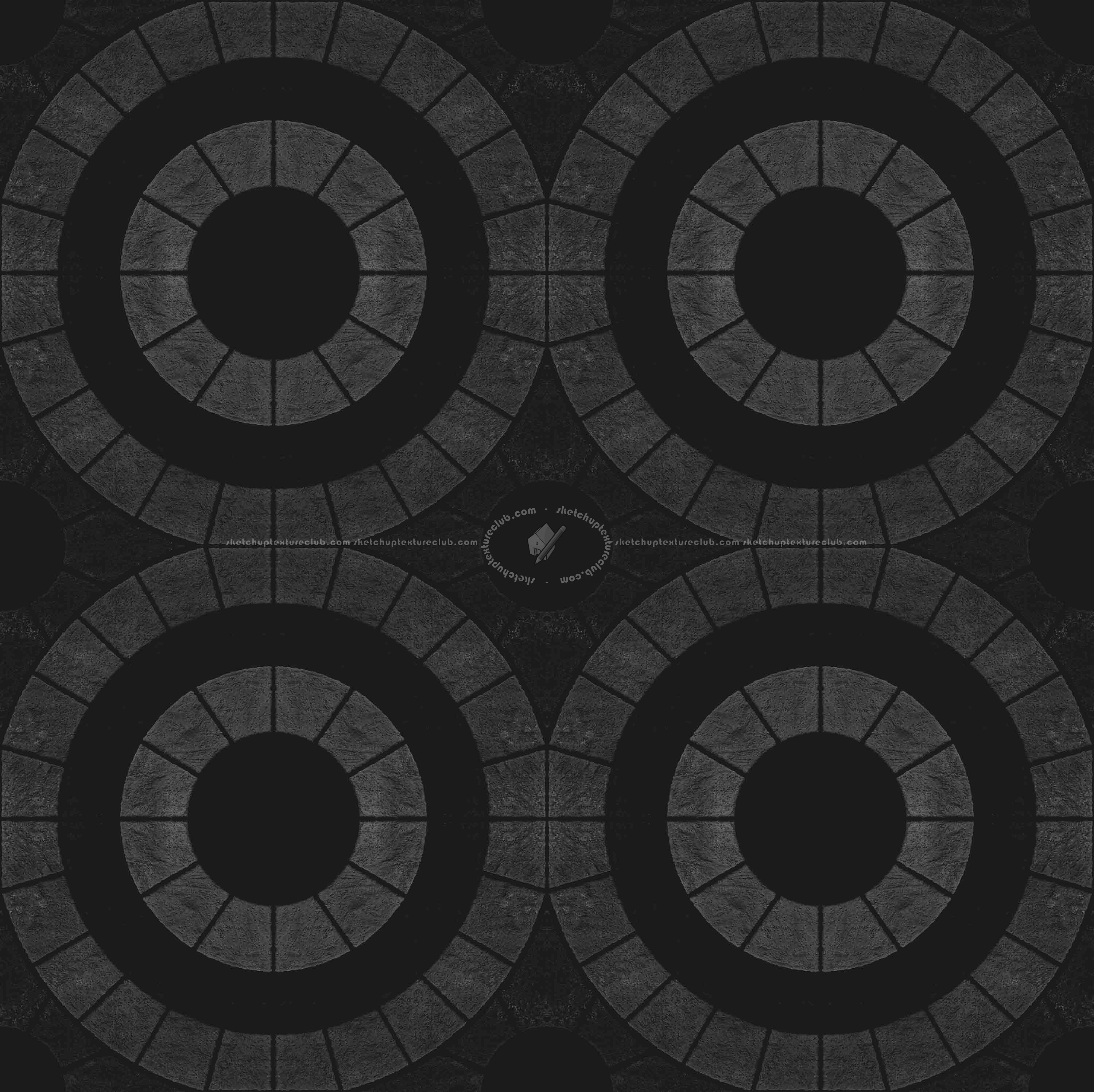 Textures - FREE PBR TEXTURES - cobblestone pavement PBR texture seamless 21445 - Specular