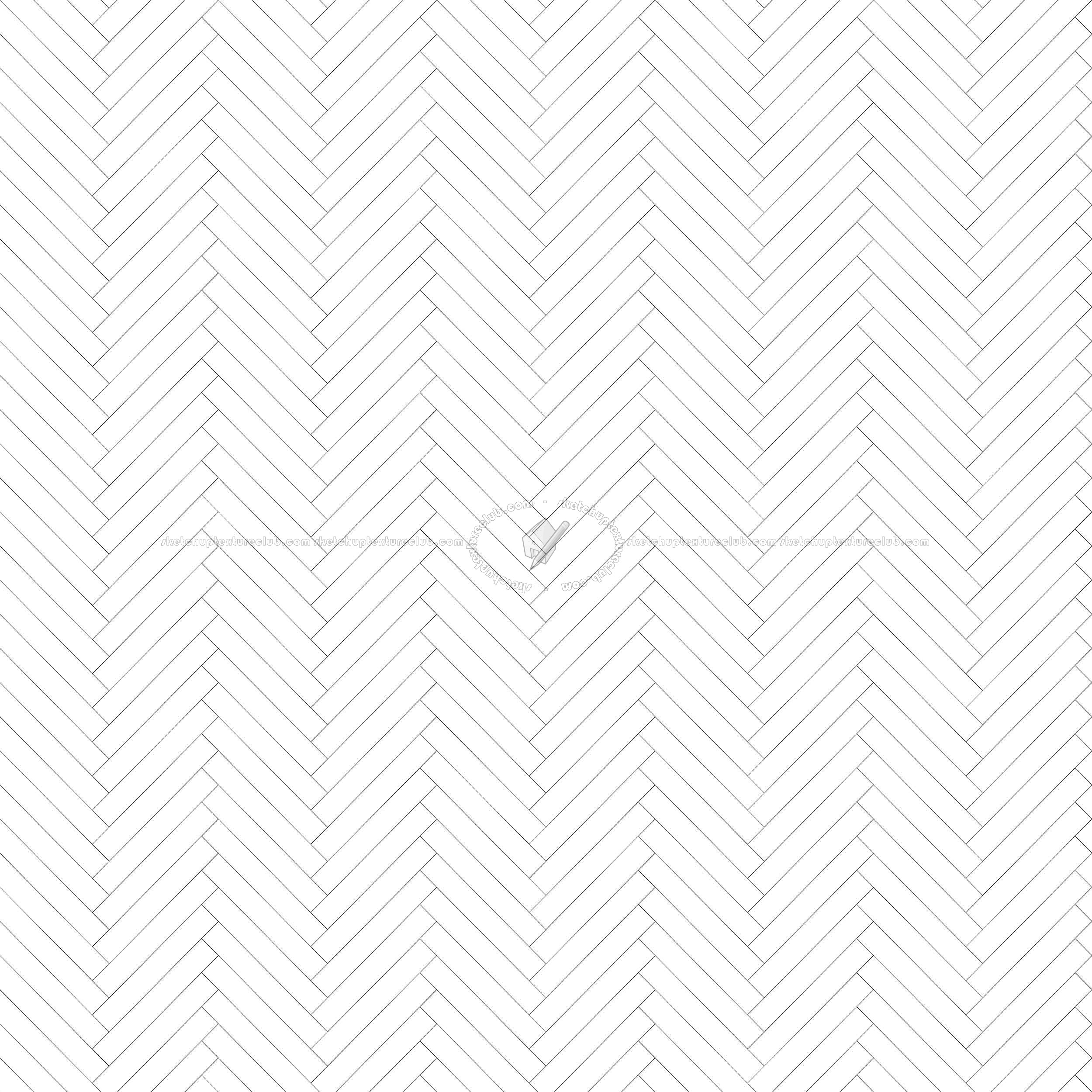 Textures   -   ARCHITECTURE   -   WOOD FLOORS   -   Parquet white  - Herringbone white wood flooring texture seamless 05457 - Bump