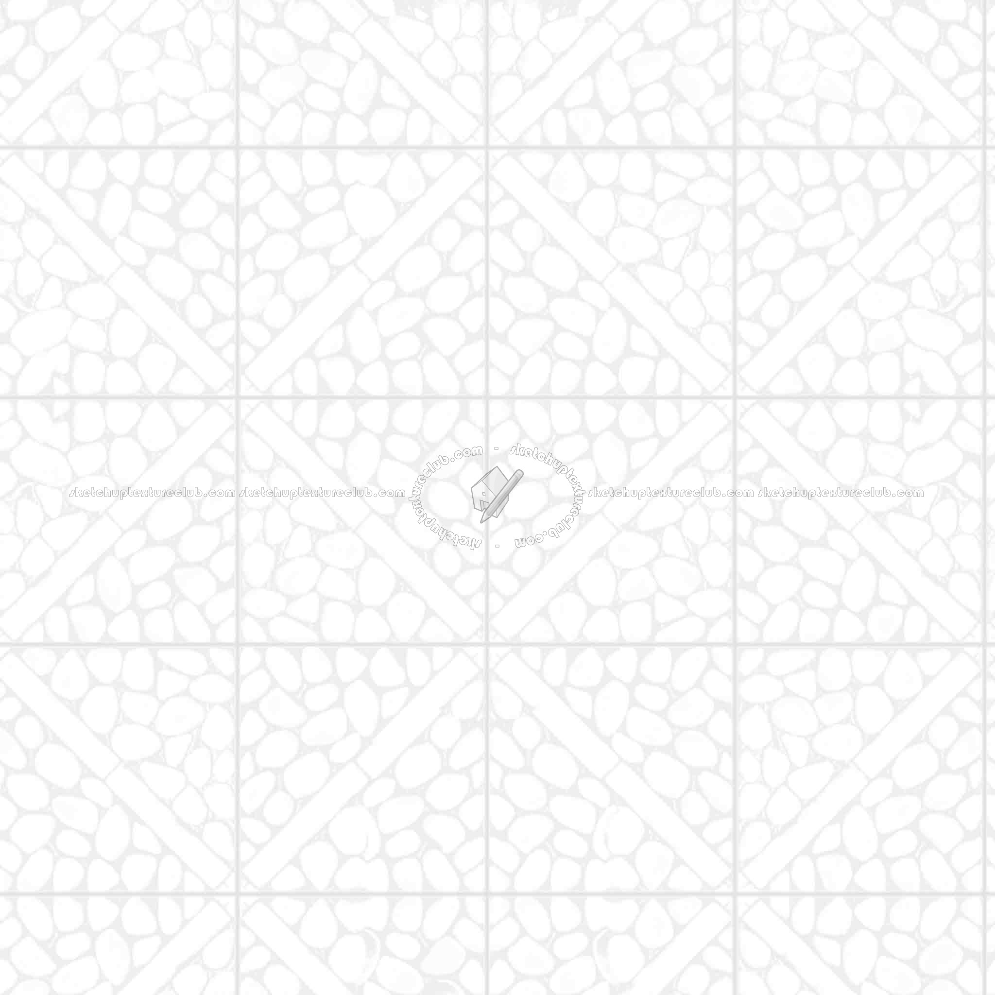 Textures   -   ARCHITECTURE   -   PAVING OUTDOOR   -   Pavers stone   -   Blocks mixed  - Pavers stone mixed size texture seamless 06099 - Ambient occlusion