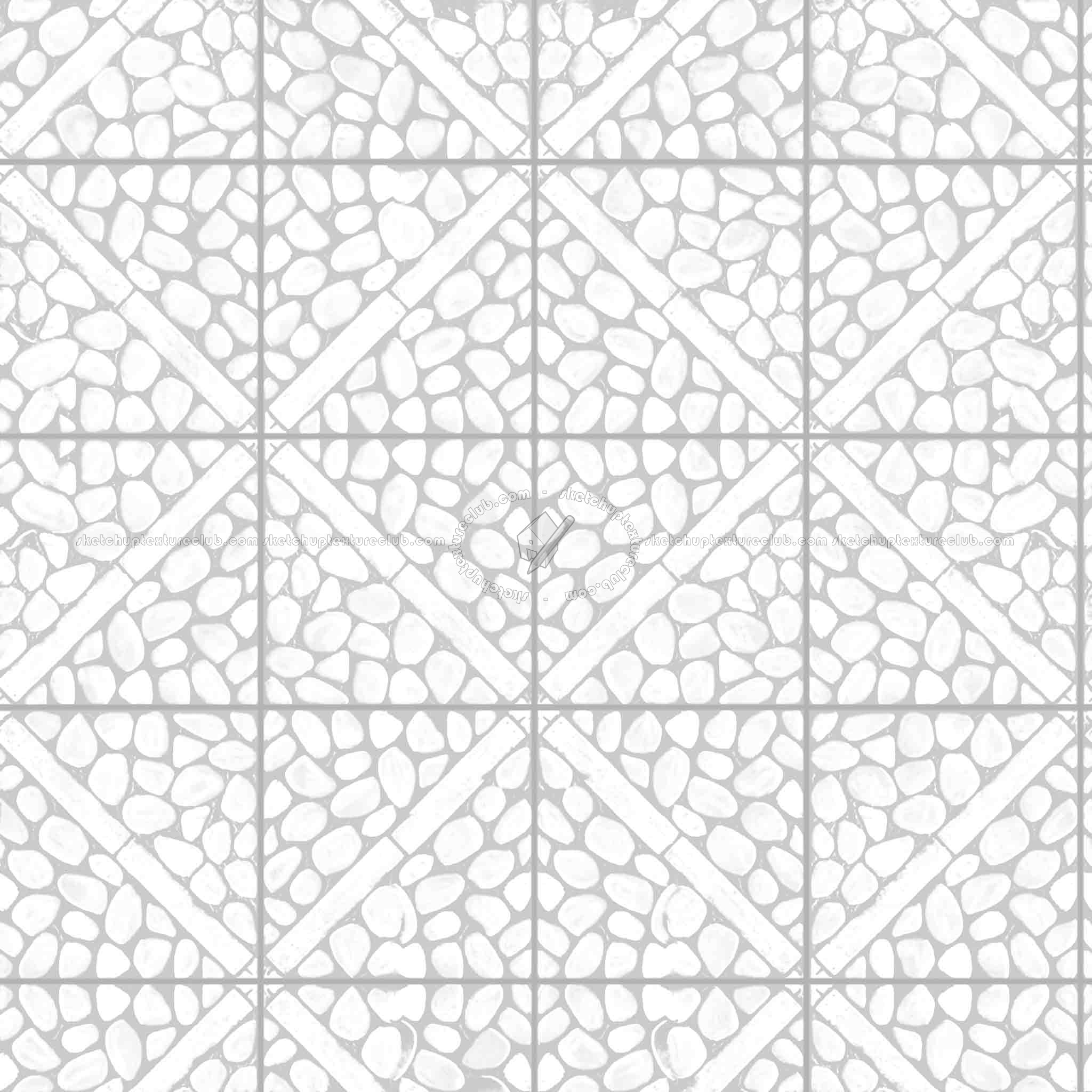 Textures   -   ARCHITECTURE   -   PAVING OUTDOOR   -   Pavers stone   -   Blocks mixed  - Pavers stone mixed size texture seamless 06099 - Displacement