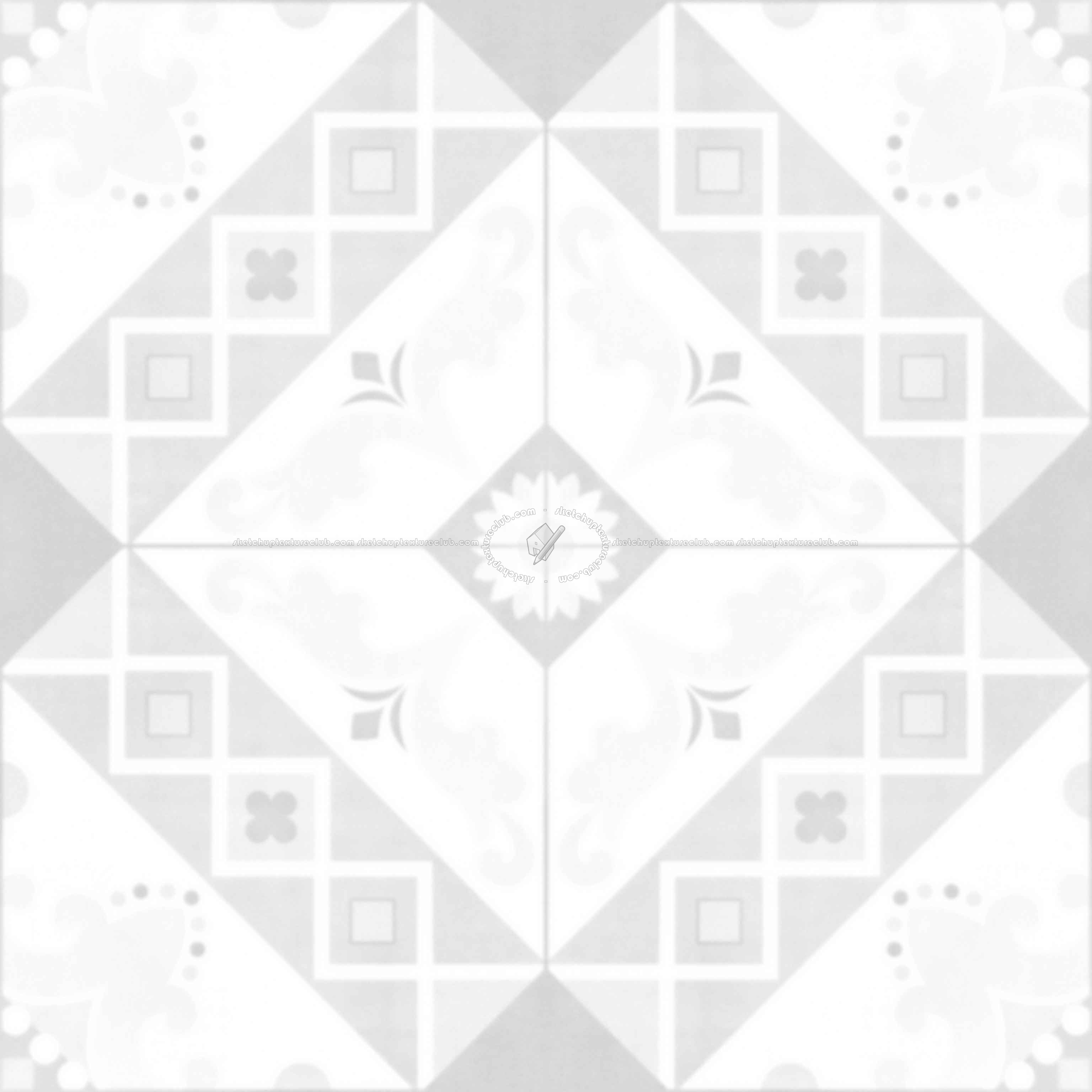 Textures   -   ARCHITECTURE   -   TILES INTERIOR   -   Cement - Encaustic   -   Cement  - cementine tiles Pbr texture seamless 22113 - Ambient occlusion