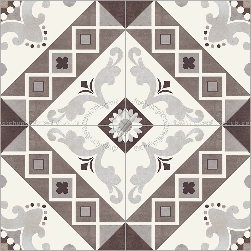 Textures   -   ARCHITECTURE   -   TILES INTERIOR   -   Cement - Encaustic   -   Cement  - cementine tiles Pbr texture seamless 22113 (seamless)