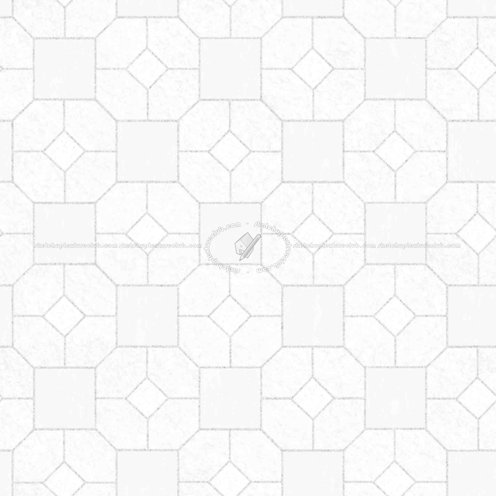 Textures   -   ARCHITECTURE   -   PAVING OUTDOOR   -   Pavers stone   -   Blocks mixed  - Pavers stone mixed size texture seamless 06206 - Ambient occlusion