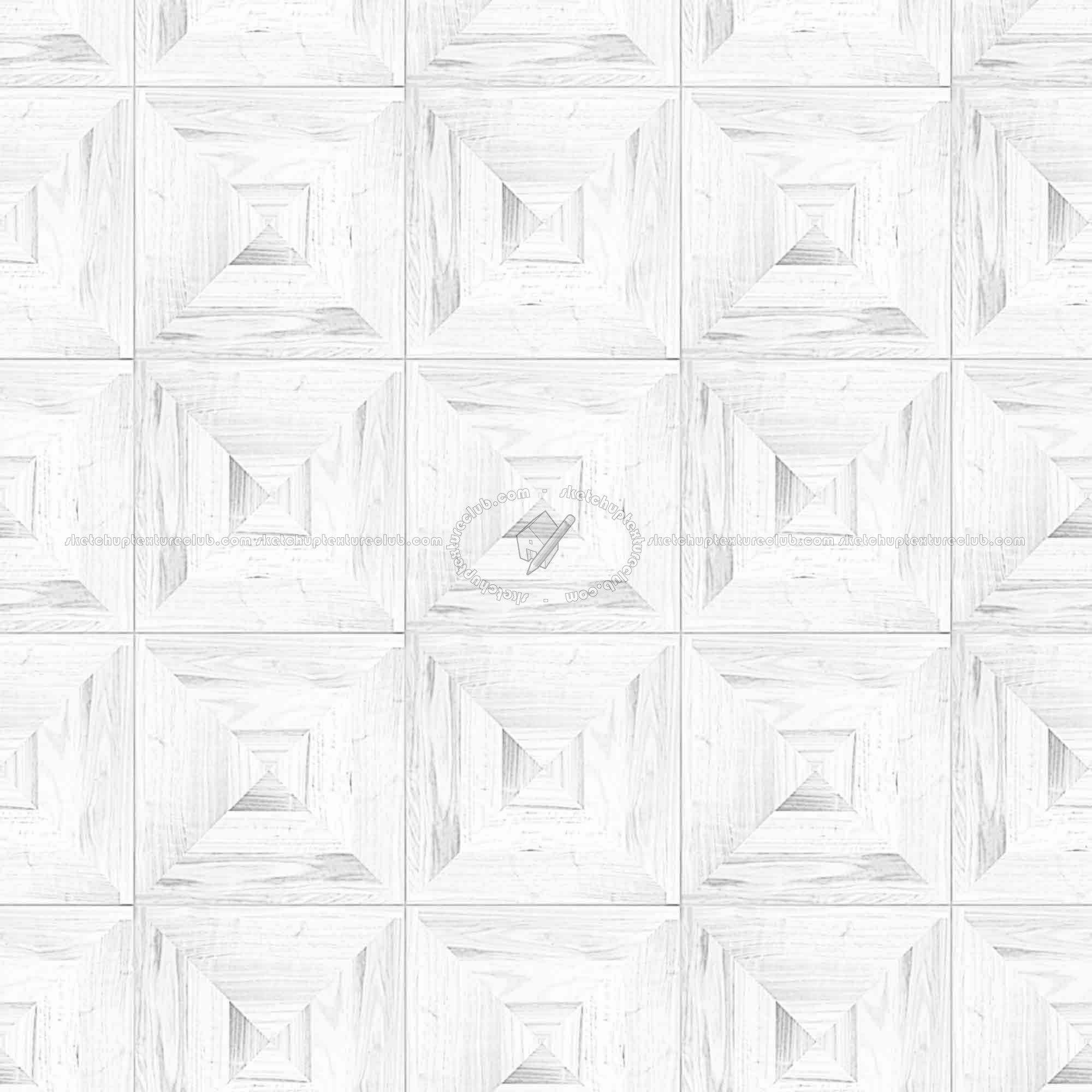 Textures   -   ARCHITECTURE   -   WOOD FLOORS   -   Geometric pattern  - Parquet geometric pattern texture seamless 04842 - Ambient occlusion