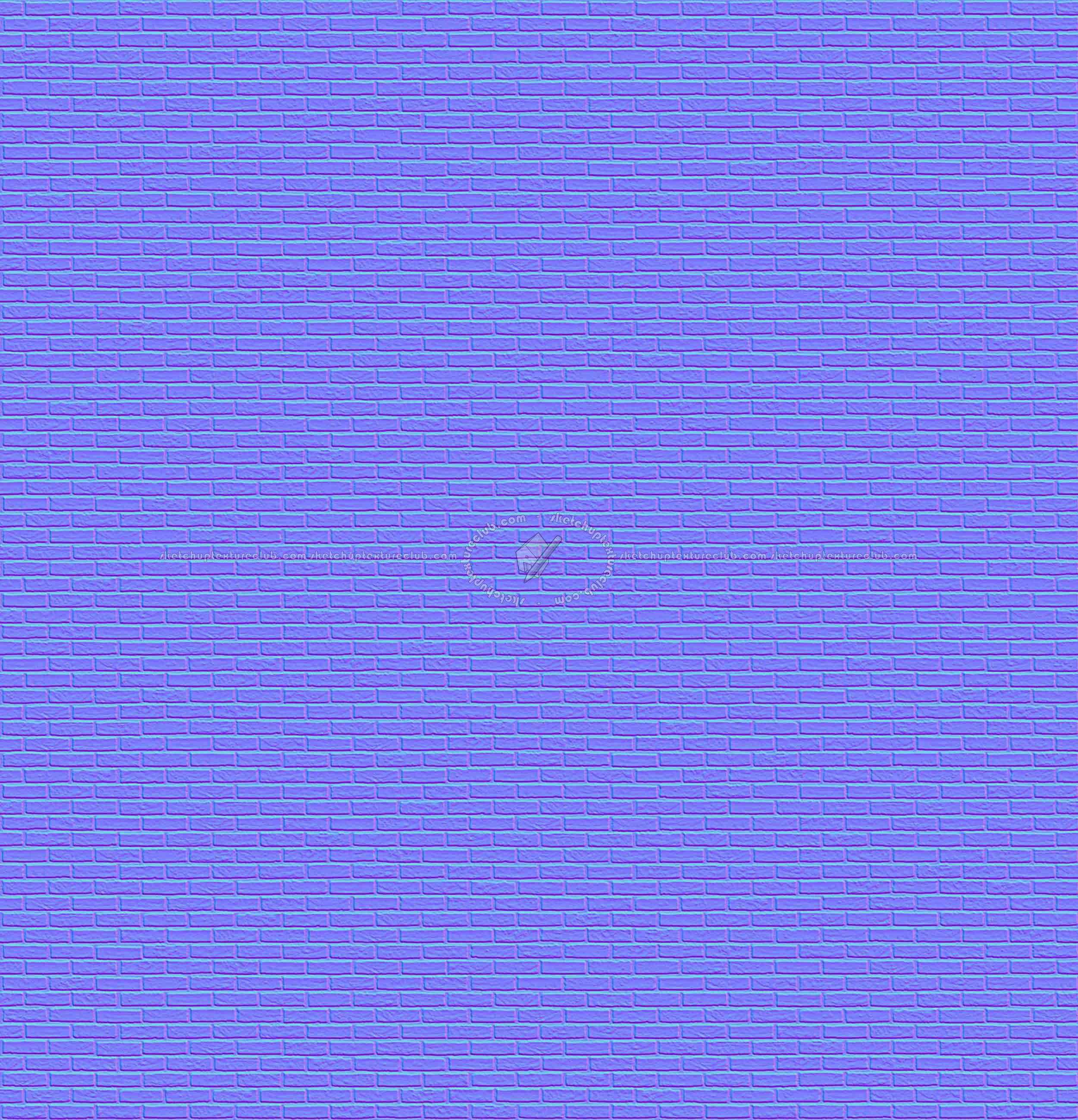 Textures   -   ARCHITECTURE   -   BRICKS   -   Facing Bricks   -   Rustic  - Rustic bricks texture seamless 17206 - Normal