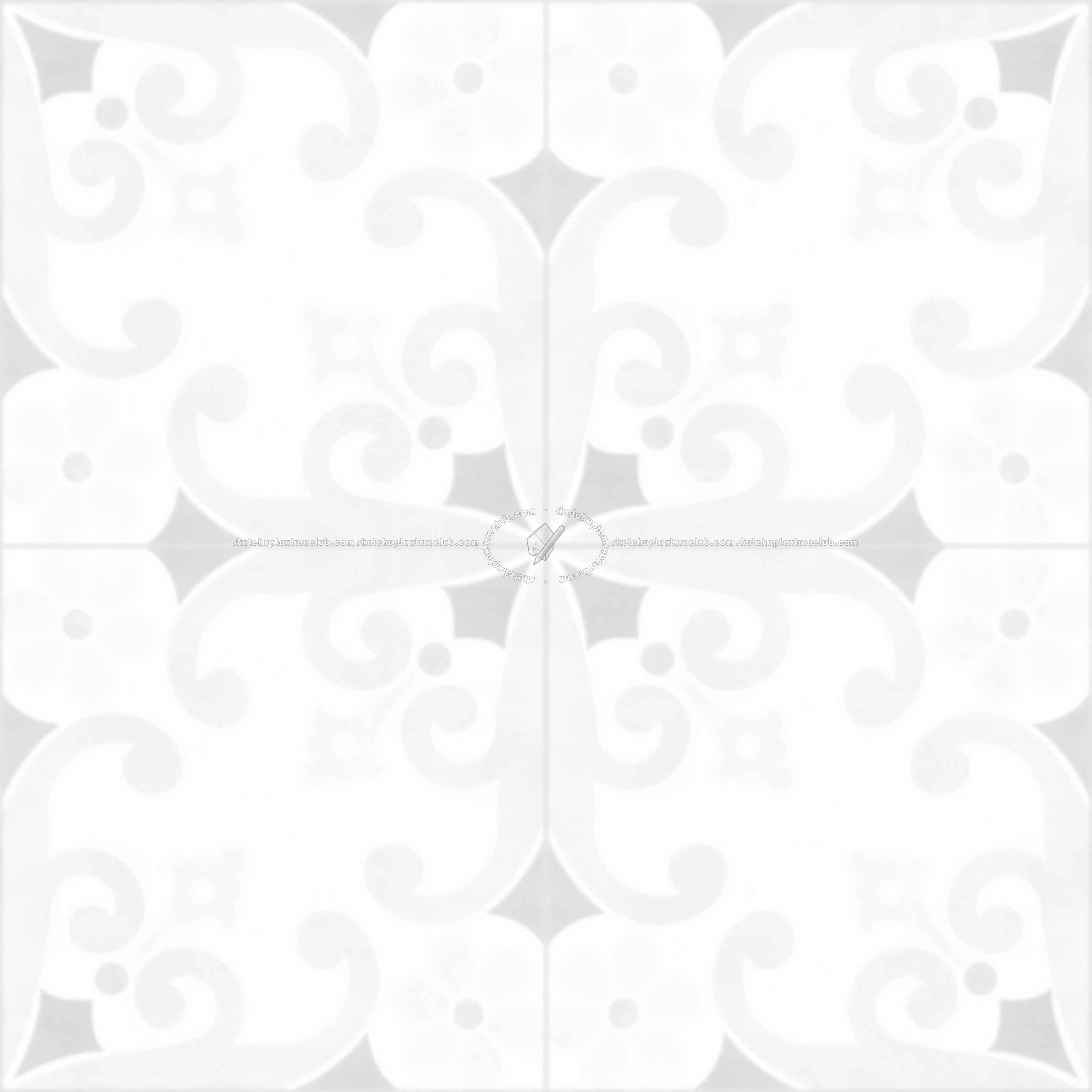 Textures   -   ARCHITECTURE   -   TILES INTERIOR   -   Cement - Encaustic   -   Cement  - cementine tiles Pbr texture seamless 22115 - Ambient occlusion