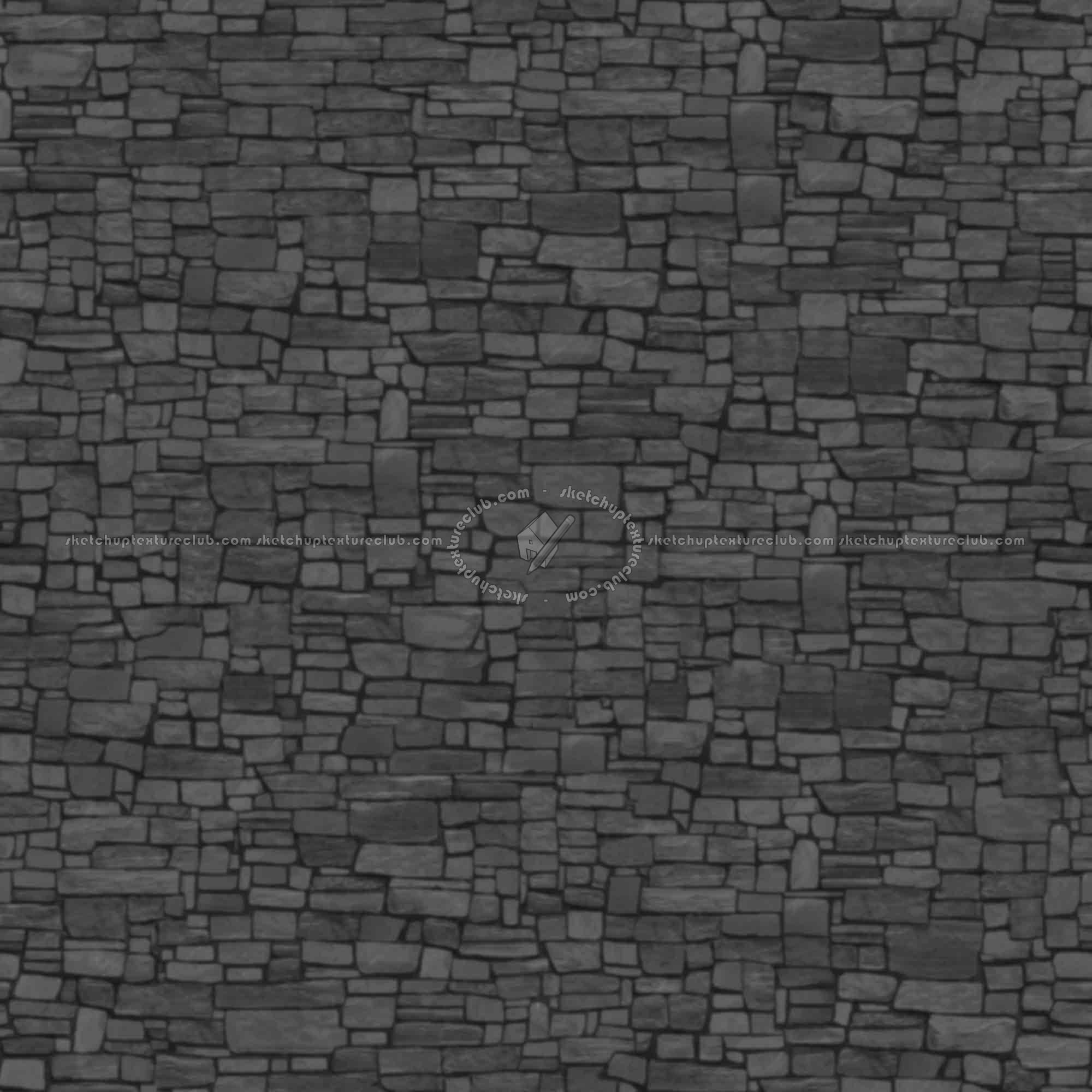 Textures   -   ARCHITECTURE   -   STONES WALLS   -   Stone walls  - Old wall stone texture seamless 08510 - Displacement