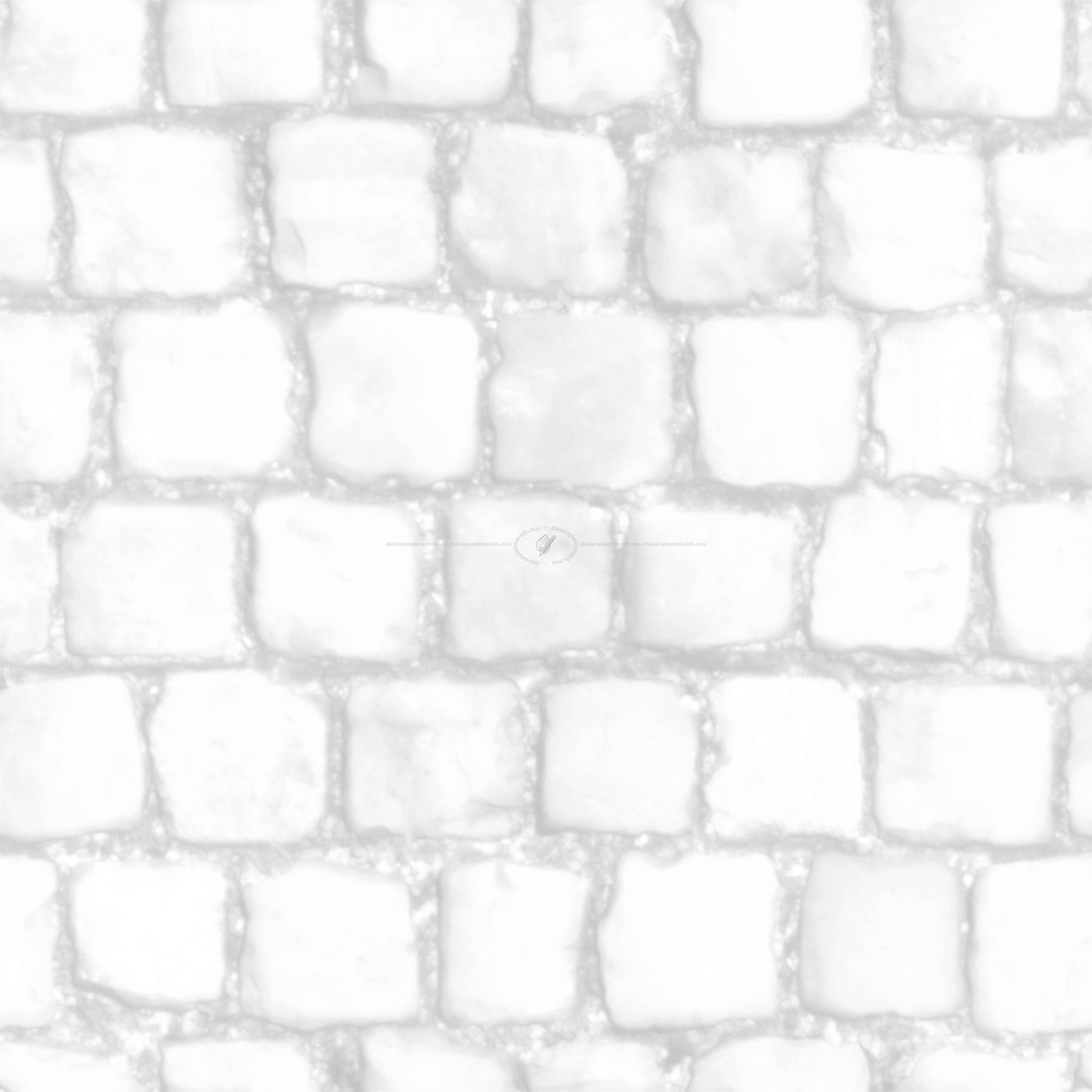 Textures   -   ARCHITECTURE   -   ROADS   -   Paving streets   -   Cobblestone  - Street paving cobblestone texture seamless 21265 - Ambient occlusion