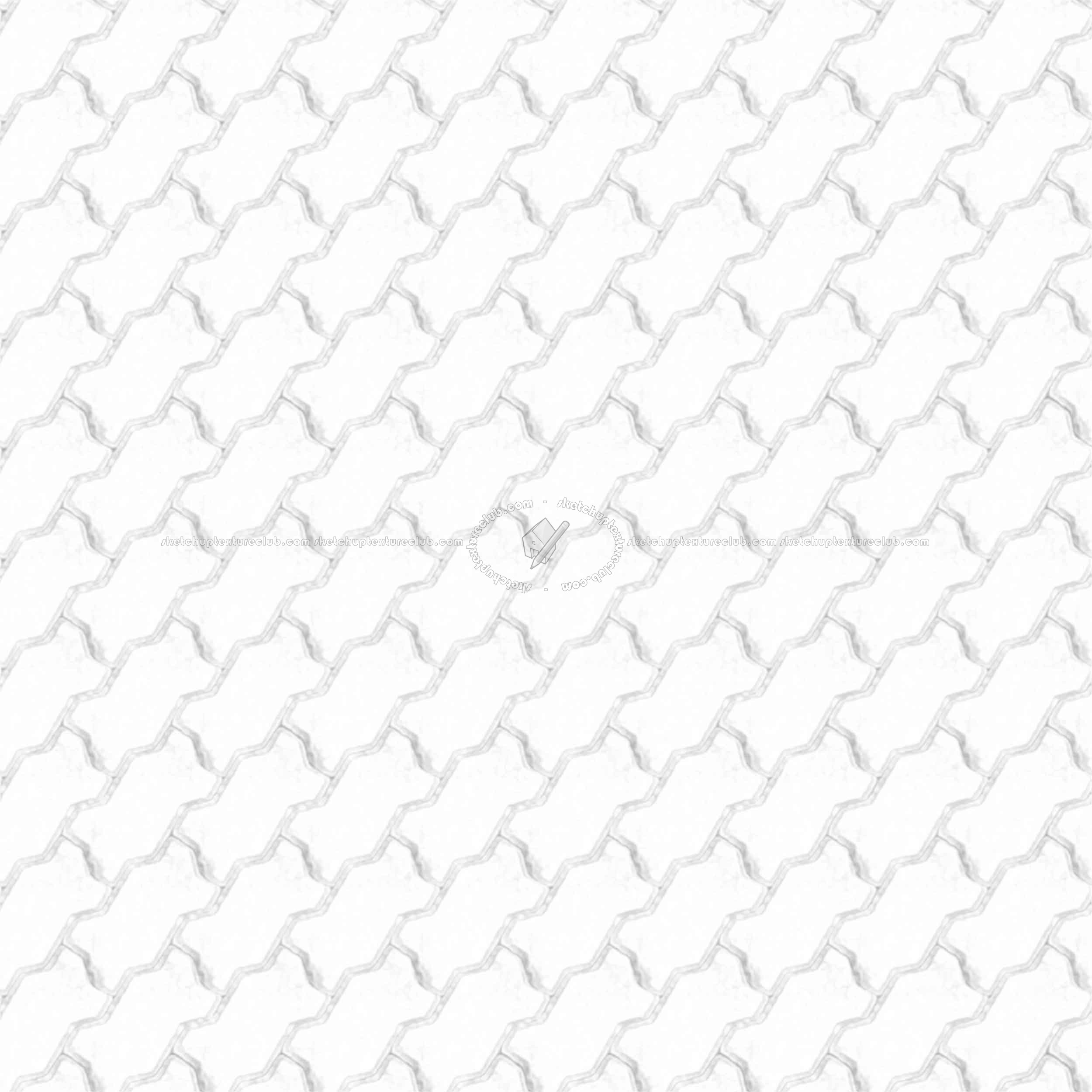 Textures   -   ARCHITECTURE   -   PAVING OUTDOOR   -   Concrete   -   Blocks regular  - Paving outdoor concrete regular block texture seamless 05748 - Ambient occlusion