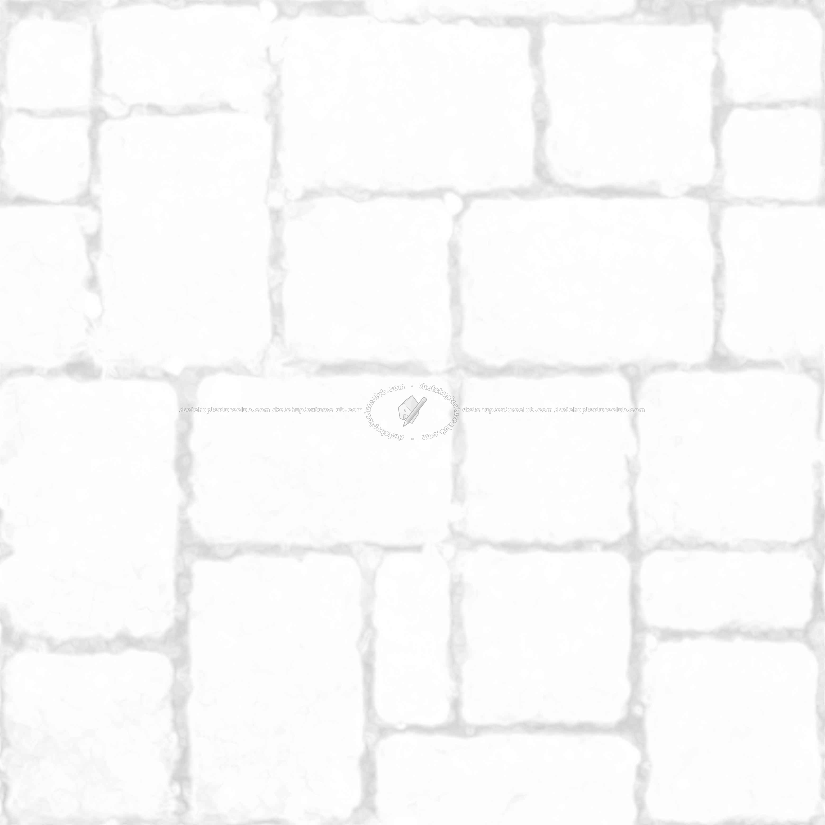 Textures   -   ARCHITECTURE   -   ROADS   -   Paving streets   -   Cobblestone  - street paving cobblestone texture-seamless 21331 - Ambient occlusion