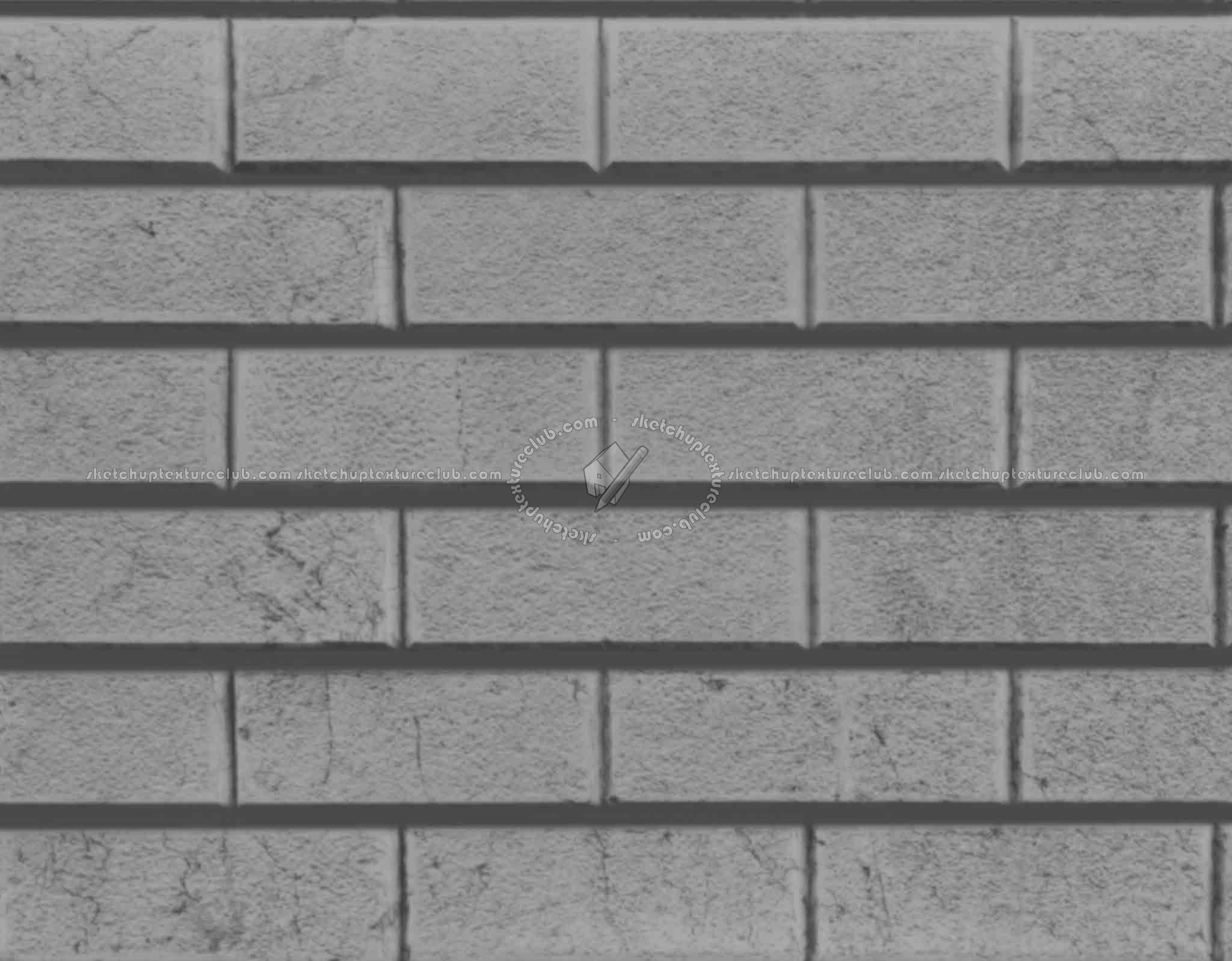 Textures   -   ARCHITECTURE   -   CONCRETE   -   Plates   -   Clean  - Concrete building facade white painted 20th century texture seamless 19801 - Displacement