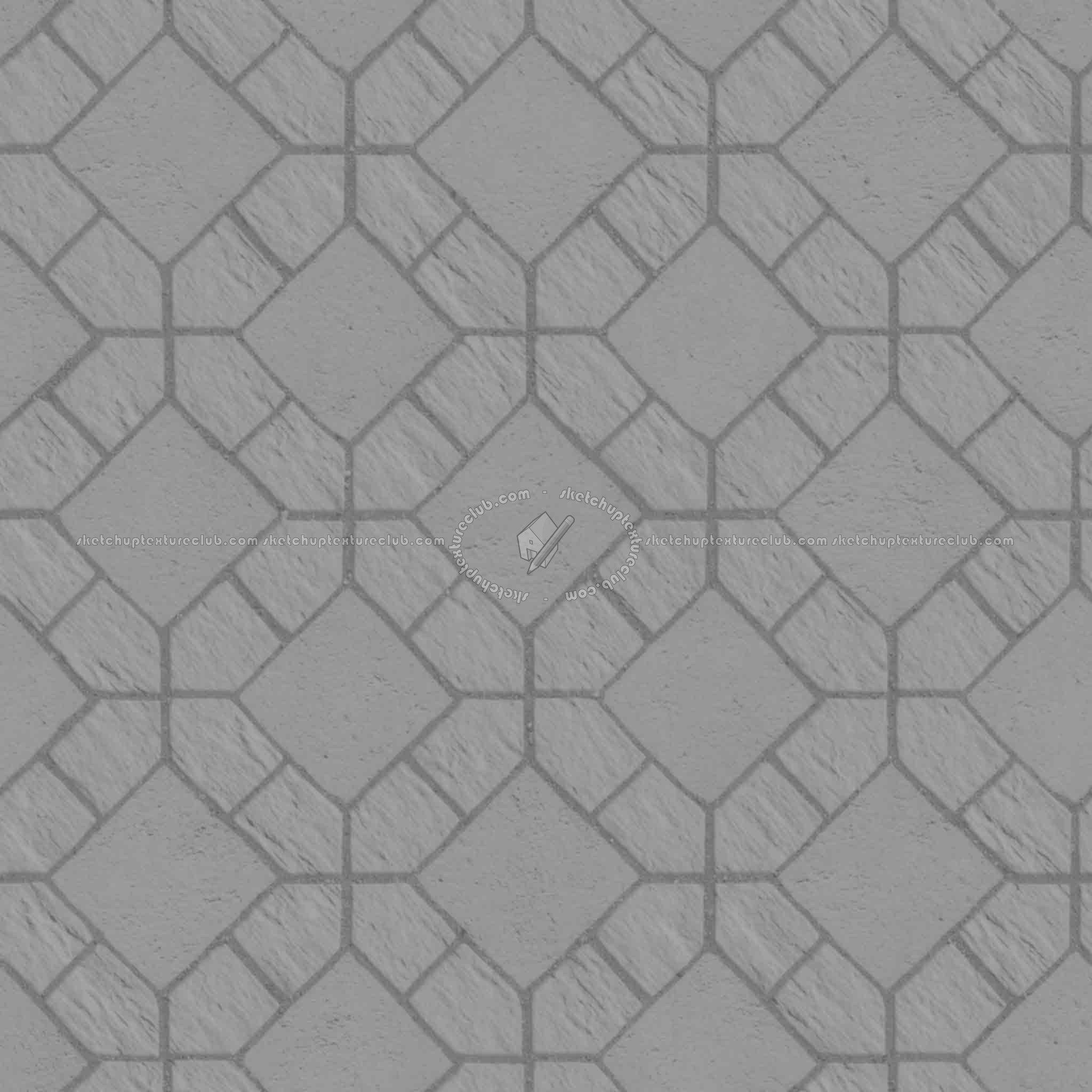 Textures   -   ARCHITECTURE   -   PAVING OUTDOOR   -   Pavers stone   -   Blocks mixed  - Pavers stone regular blocks texture seamless 06210 - Displacement