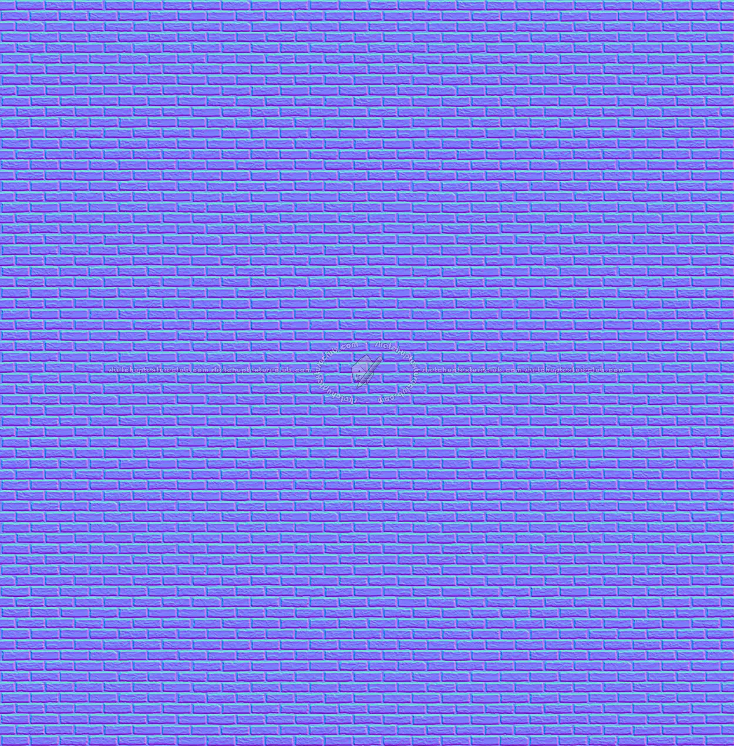 Textures   -   ARCHITECTURE   -   BRICKS   -   Facing Bricks   -   Rustic  - Rustic bricks texture seamless 17209 - Normal