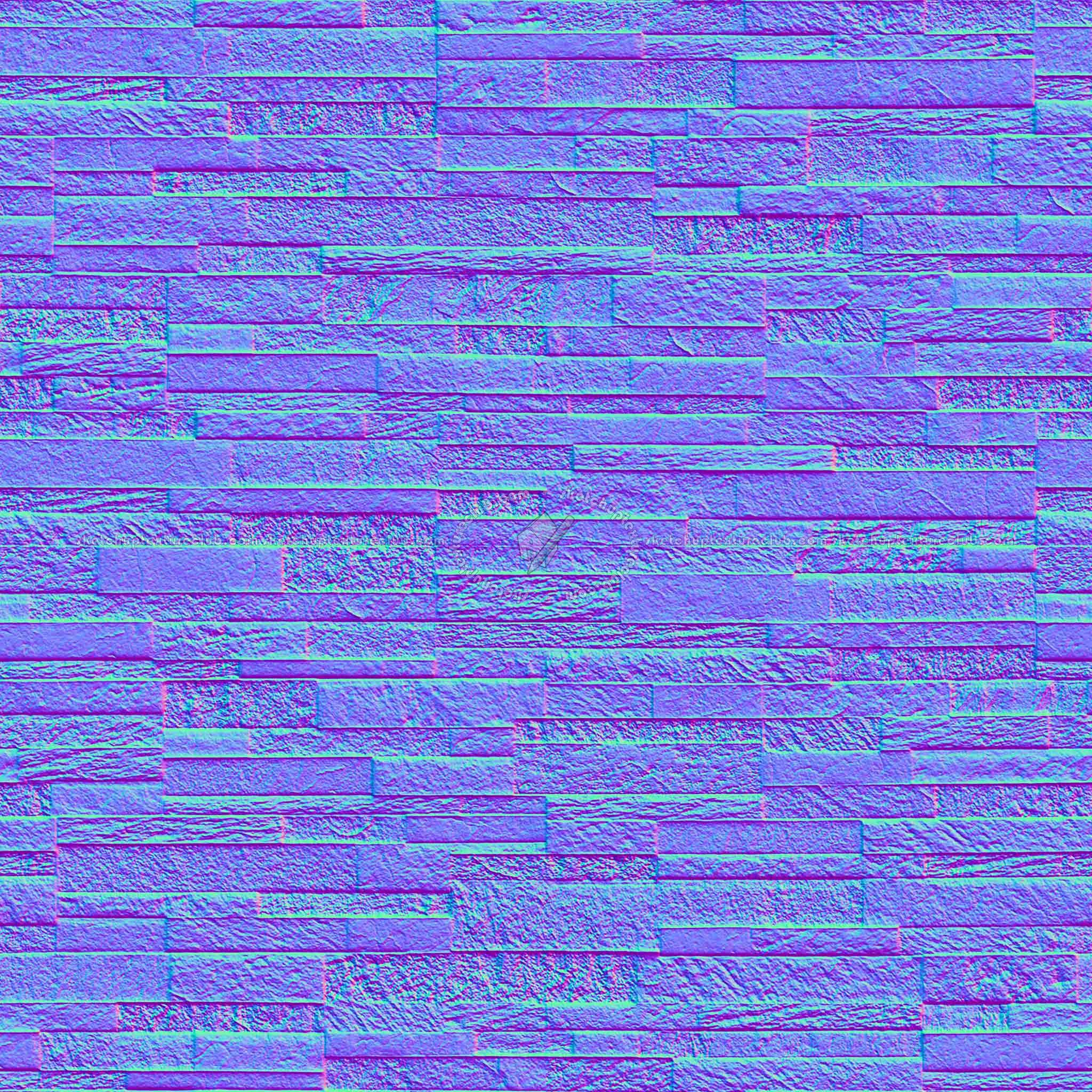 Textures   -   ARCHITECTURE   -   STONES WALLS   -   Claddings stone   -   Interior  - stone wall cladding PBR texture seamless 21921 - Normal