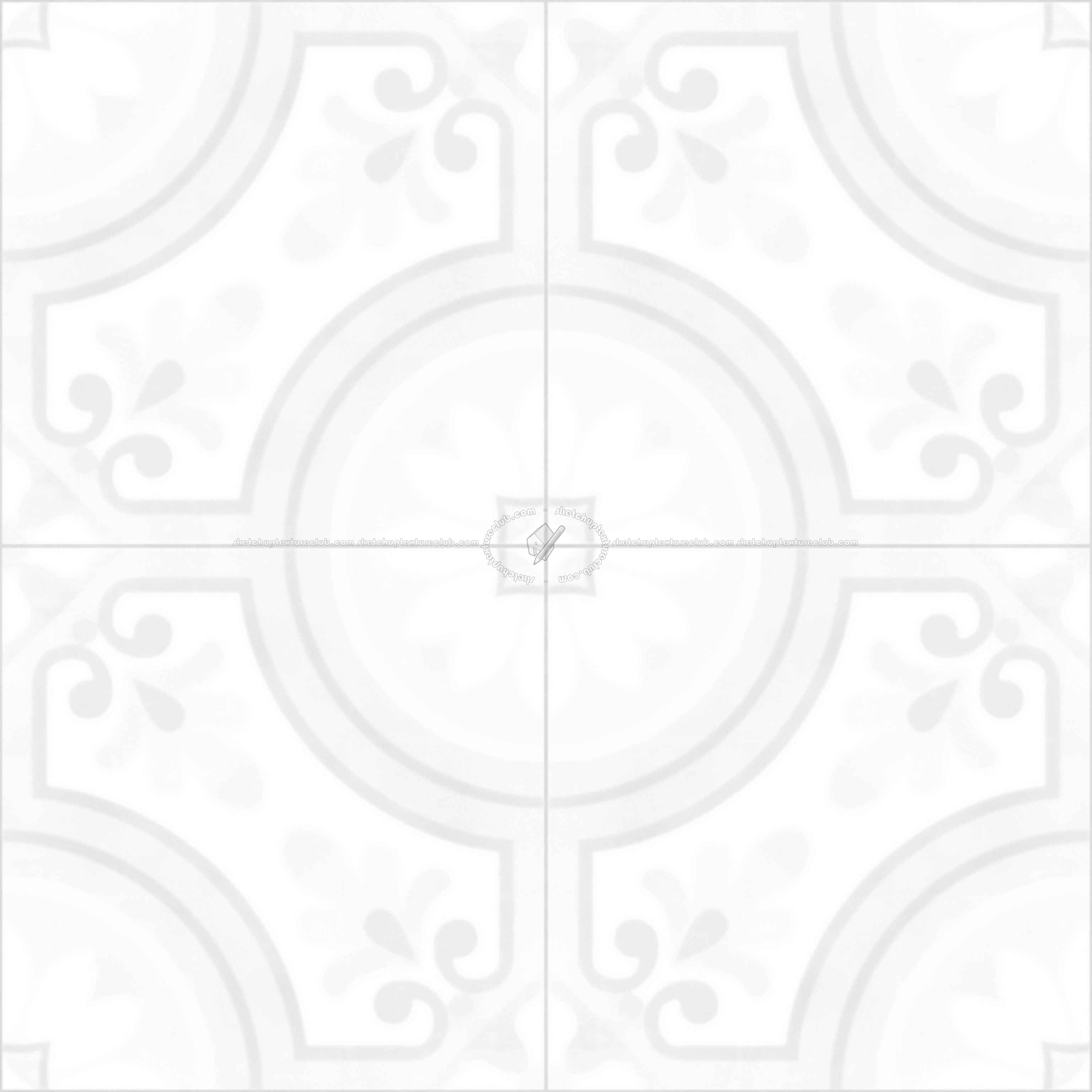 Textures   -   ARCHITECTURE   -   TILES INTERIOR   -   Cement - Encaustic   -   Cement  - cementine tiles Pbr texture seamless 22118 - Ambient occlusion