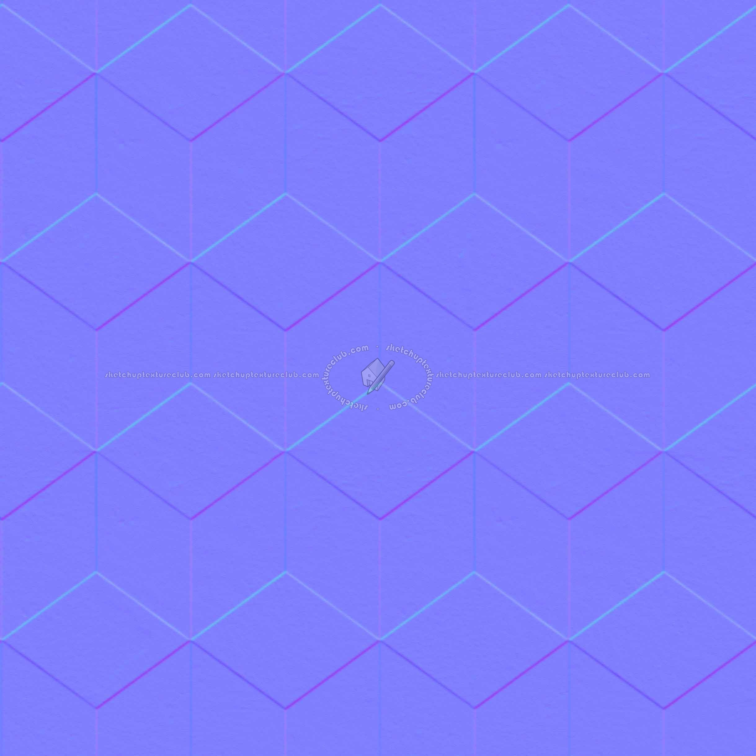 Textures   -   ARCHITECTURE   -   PAVING OUTDOOR   -   Concrete   -   Blocks regular  - Paving outdoor concrete regular block texture seamless 05750 - Normal