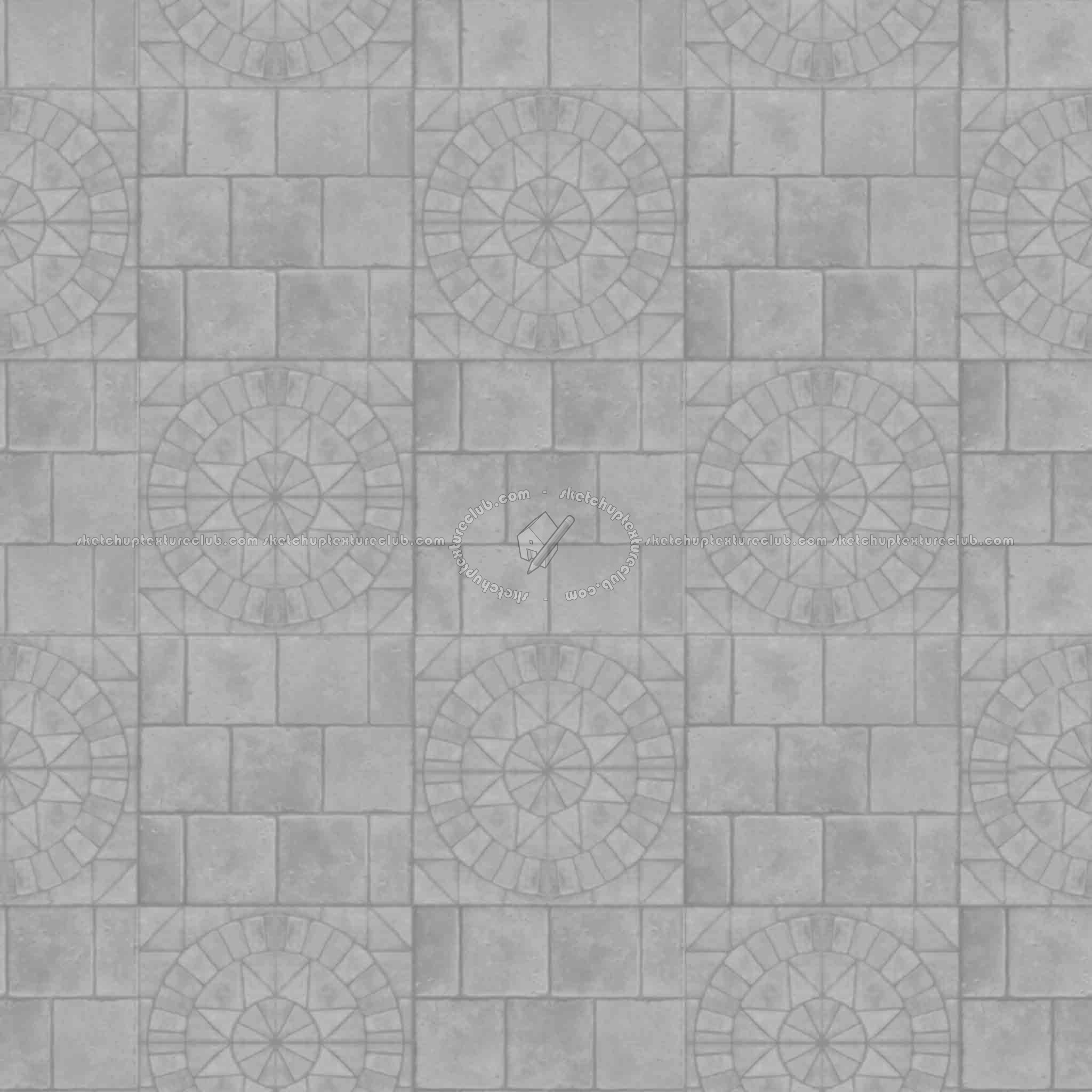 Textures   -   ARCHITECTURE   -   PAVING OUTDOOR   -   Pavers stone   -   Blocks mixed  - Slate paver stone mixed size texture seamless 18101 - Displacement