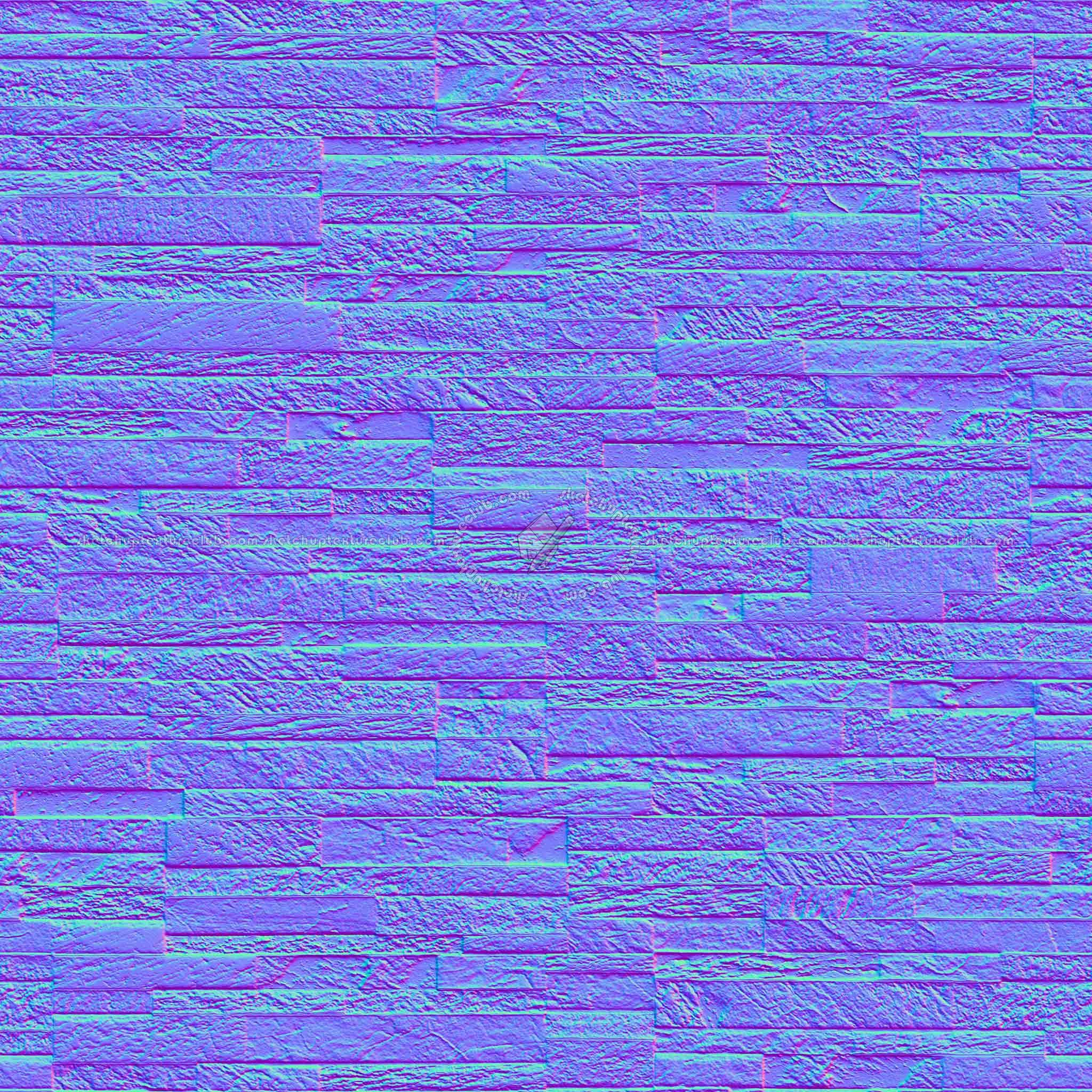 Textures   -   ARCHITECTURE   -   STONES WALLS   -   Claddings stone   -   Interior  - stone wall cladding PBR texture seamless 21922 - Normal