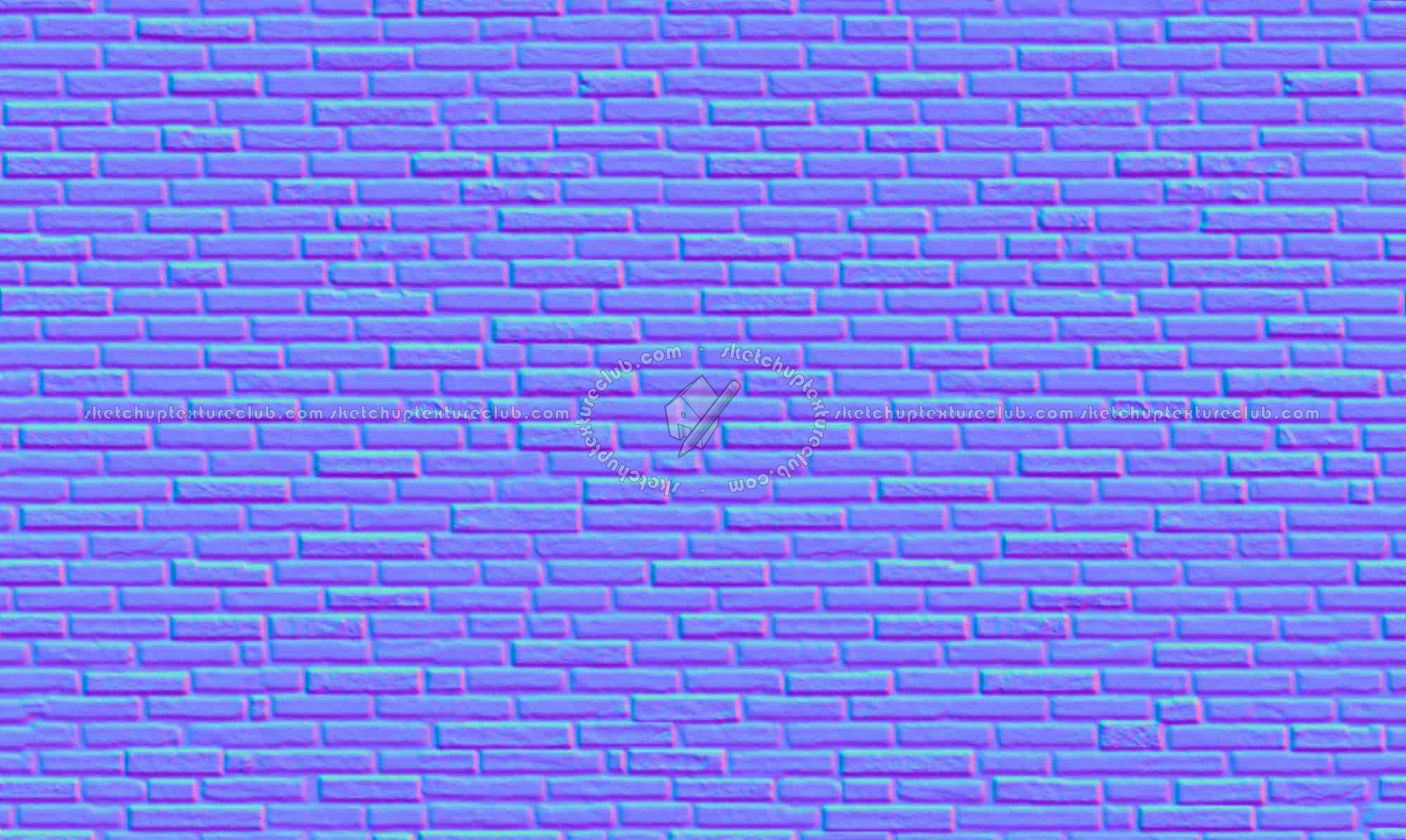 Textures   -   ARCHITECTURE   -   BRICKS   -   Old bricks  - Recycled mixed bricks texture seamless 20477 - Normal