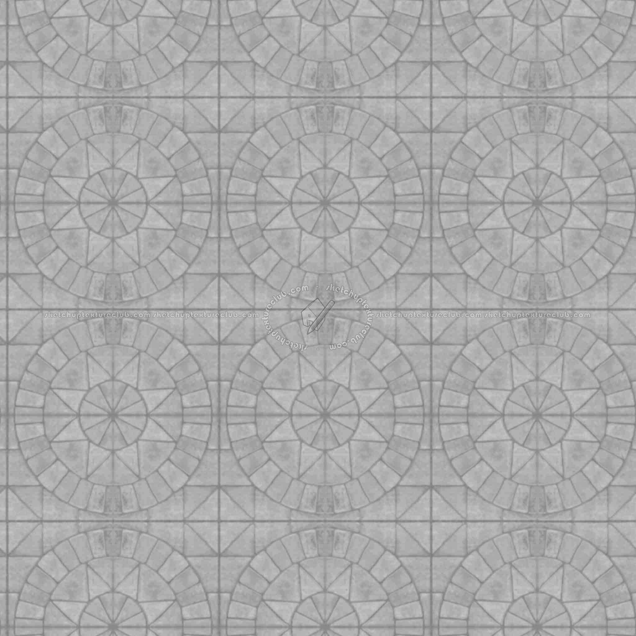 Textures   -   ARCHITECTURE   -   PAVING OUTDOOR   -   Pavers stone   -   Blocks mixed  - Slate paver stone mixed size texture seamless 18102 - Displacement