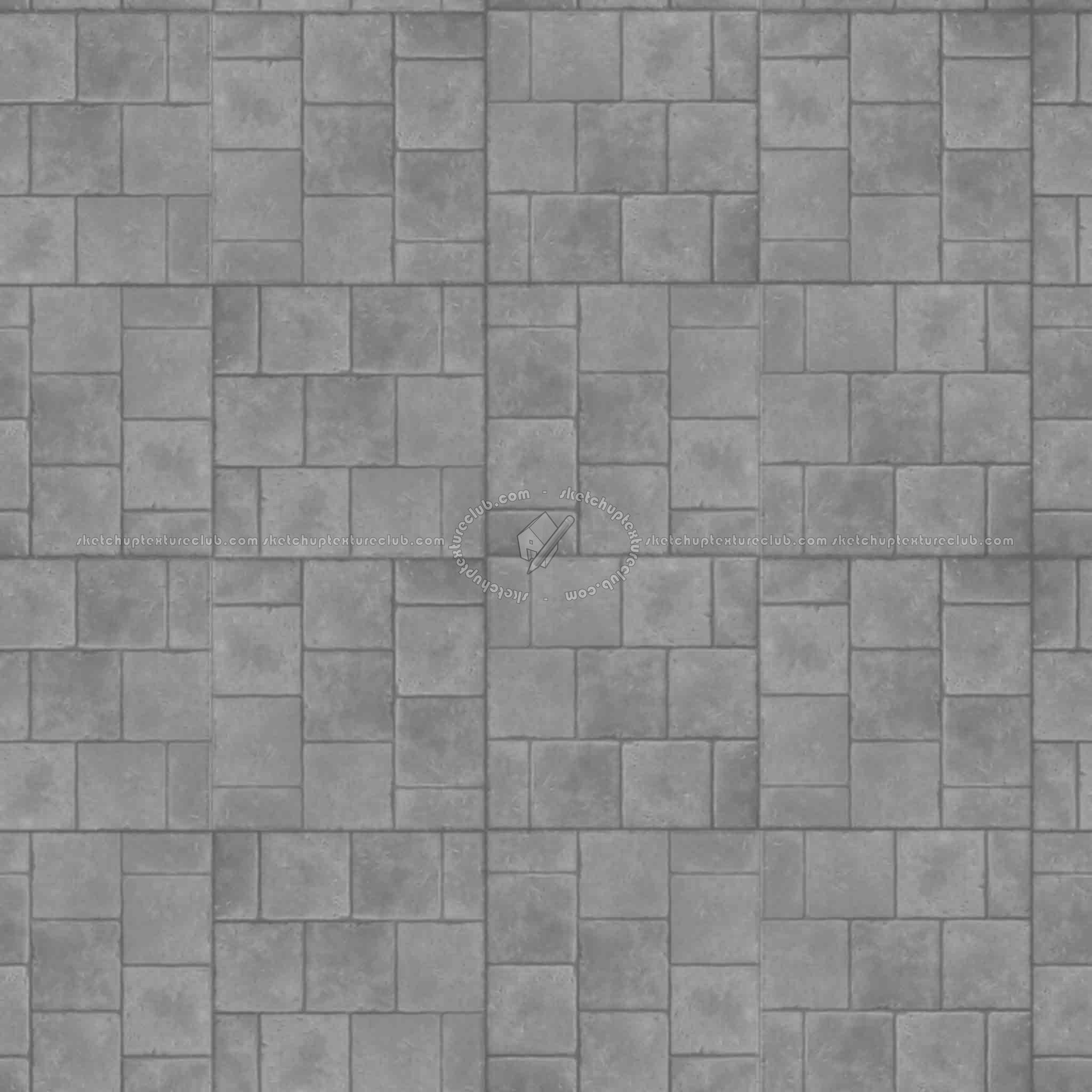 Textures   -   ARCHITECTURE   -   PAVING OUTDOOR   -   Pavers stone   -   Blocks mixed  - Slate paver stone mixed size texture seamless 18103 - Displacement