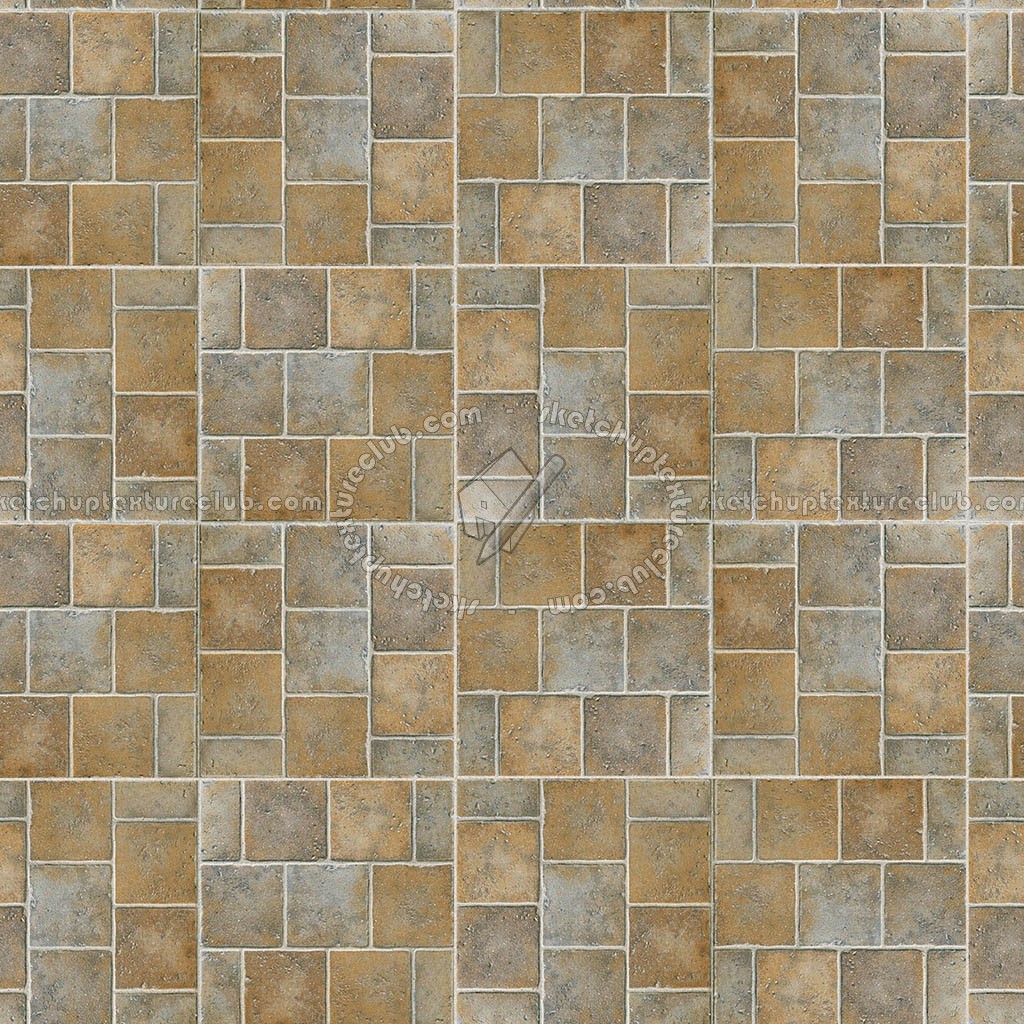 Textures   -   ARCHITECTURE   -   PAVING OUTDOOR   -   Pavers stone   -   Blocks mixed  - Slate paver stone mixed size texture seamless 18103 (seamless)