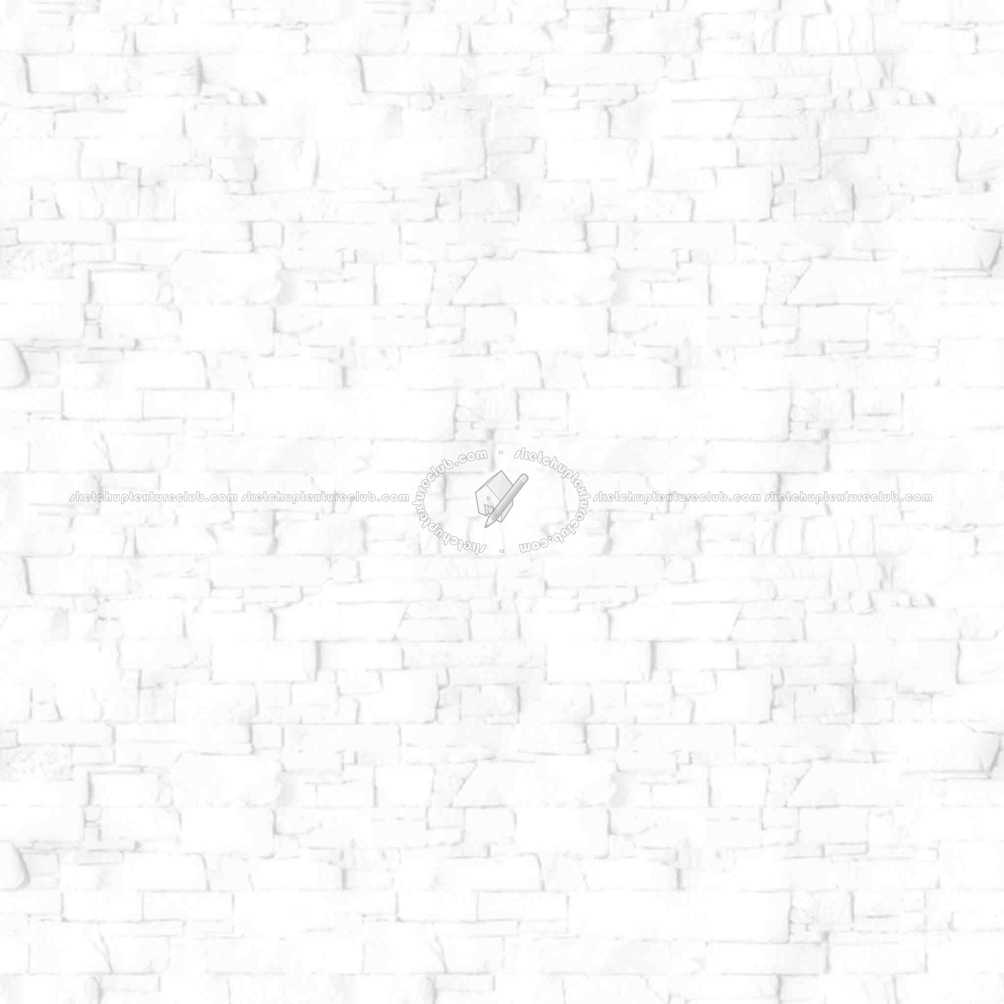 Textures   -   ARCHITECTURE   -   STONES WALLS   -   Claddings stone   -   Interior  - White wall covering PBR texture seamless 21929 - Ambient occlusion