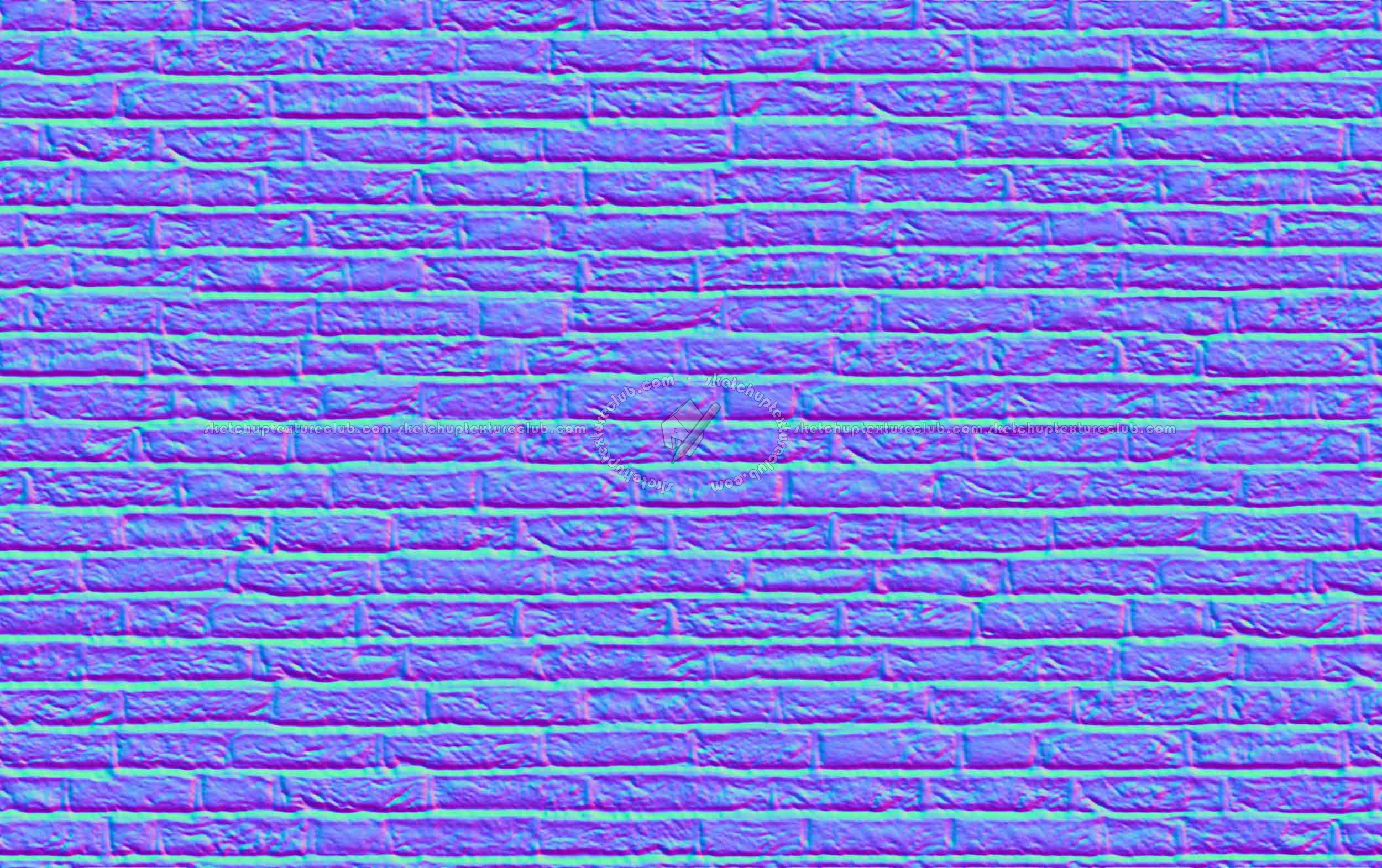 Textures   -   ARCHITECTURE   -   BRICKS   -   Old bricks  - Old wall brick texture seamless 20528 - Normal