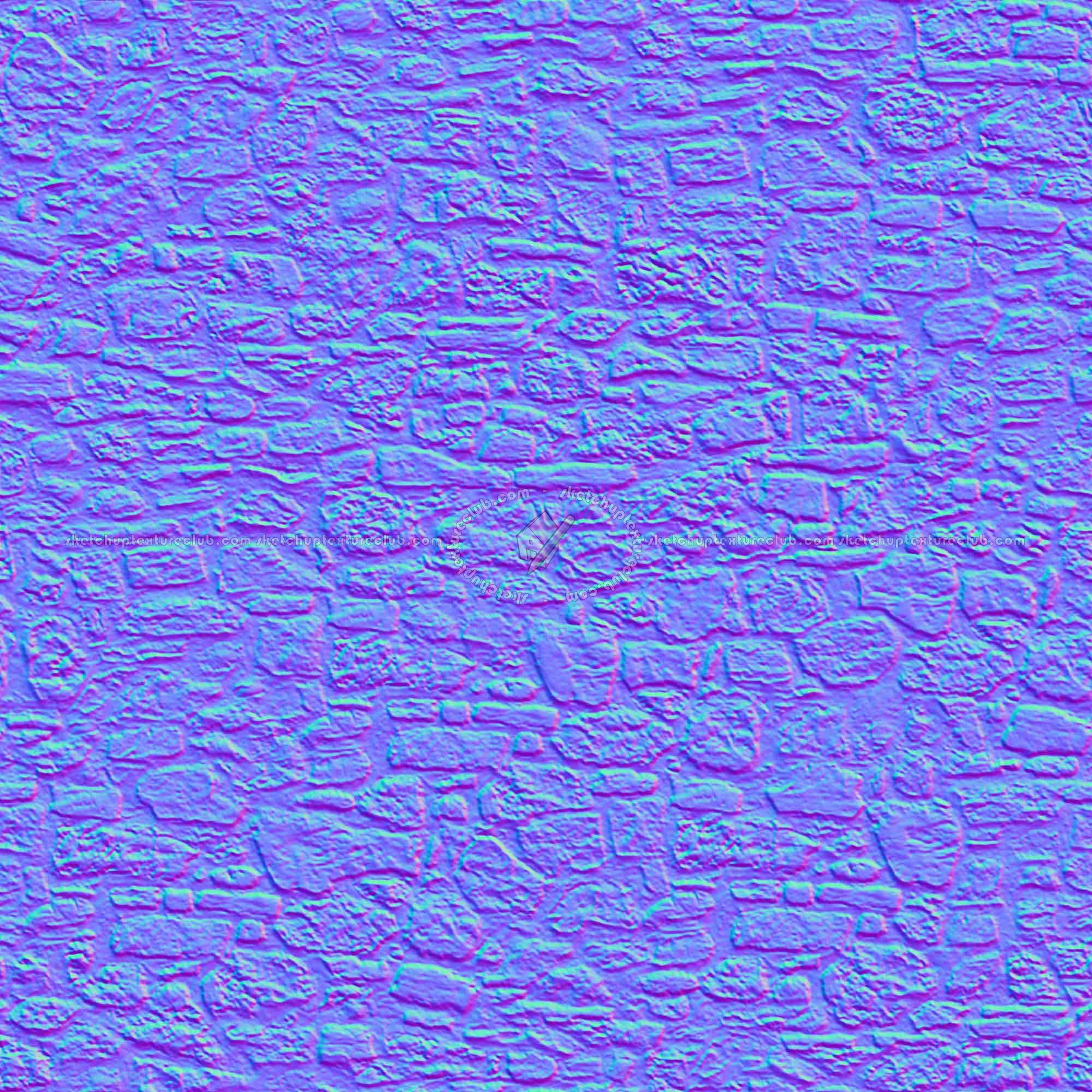 Textures   -   ARCHITECTURE   -   STONES WALLS   -   Stone walls  - Old wall stone texture seamless 08516 - Normal