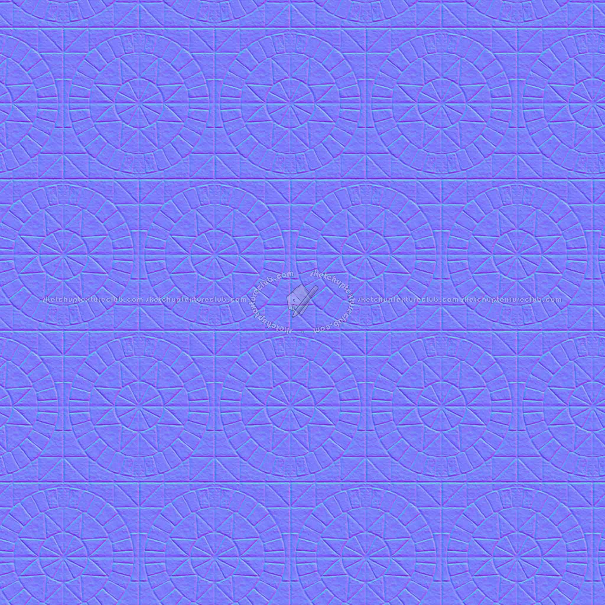 Textures   -   ARCHITECTURE   -   PAVING OUTDOOR   -   Pavers stone   -   Blocks mixed  - Slate paver stone mixed size texture seamless 18104 - Normal