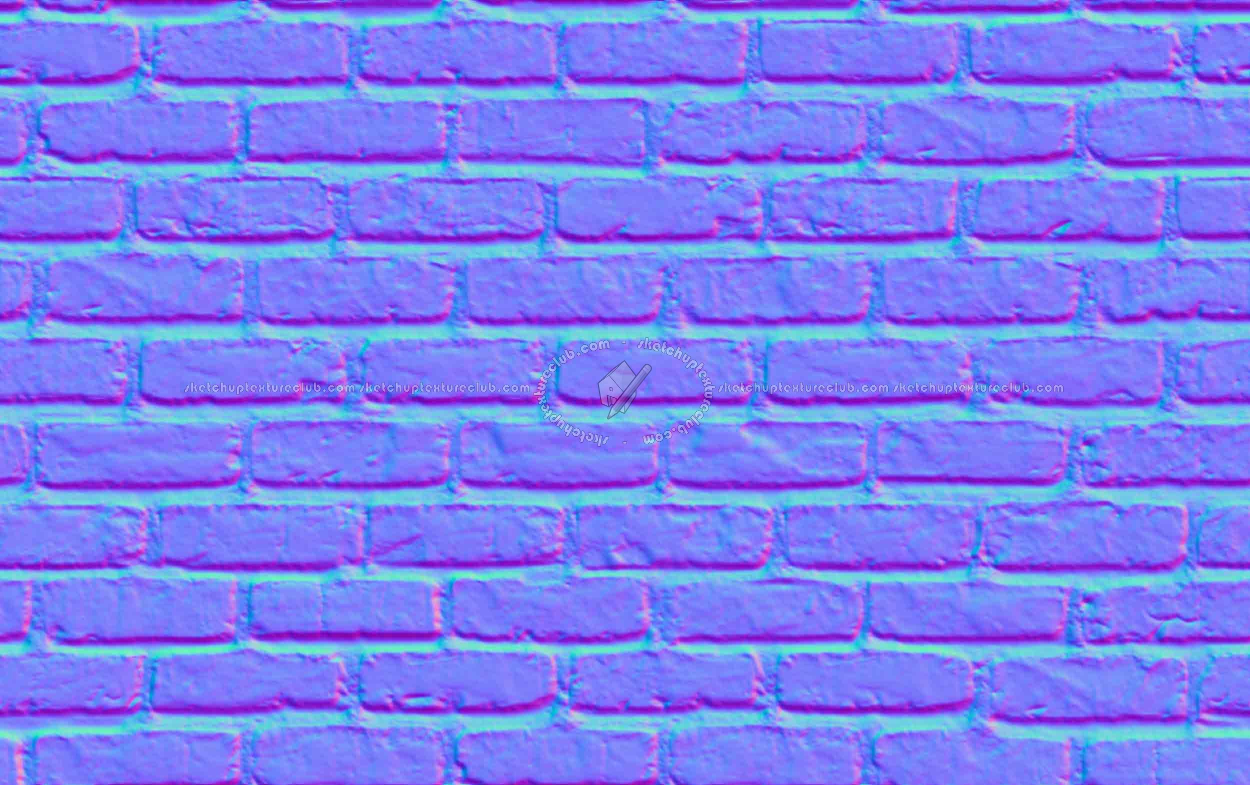 Textures   -   ARCHITECTURE   -   BRICKS   -   Old bricks  - Old wall brick texture seamless 20529 - Normal