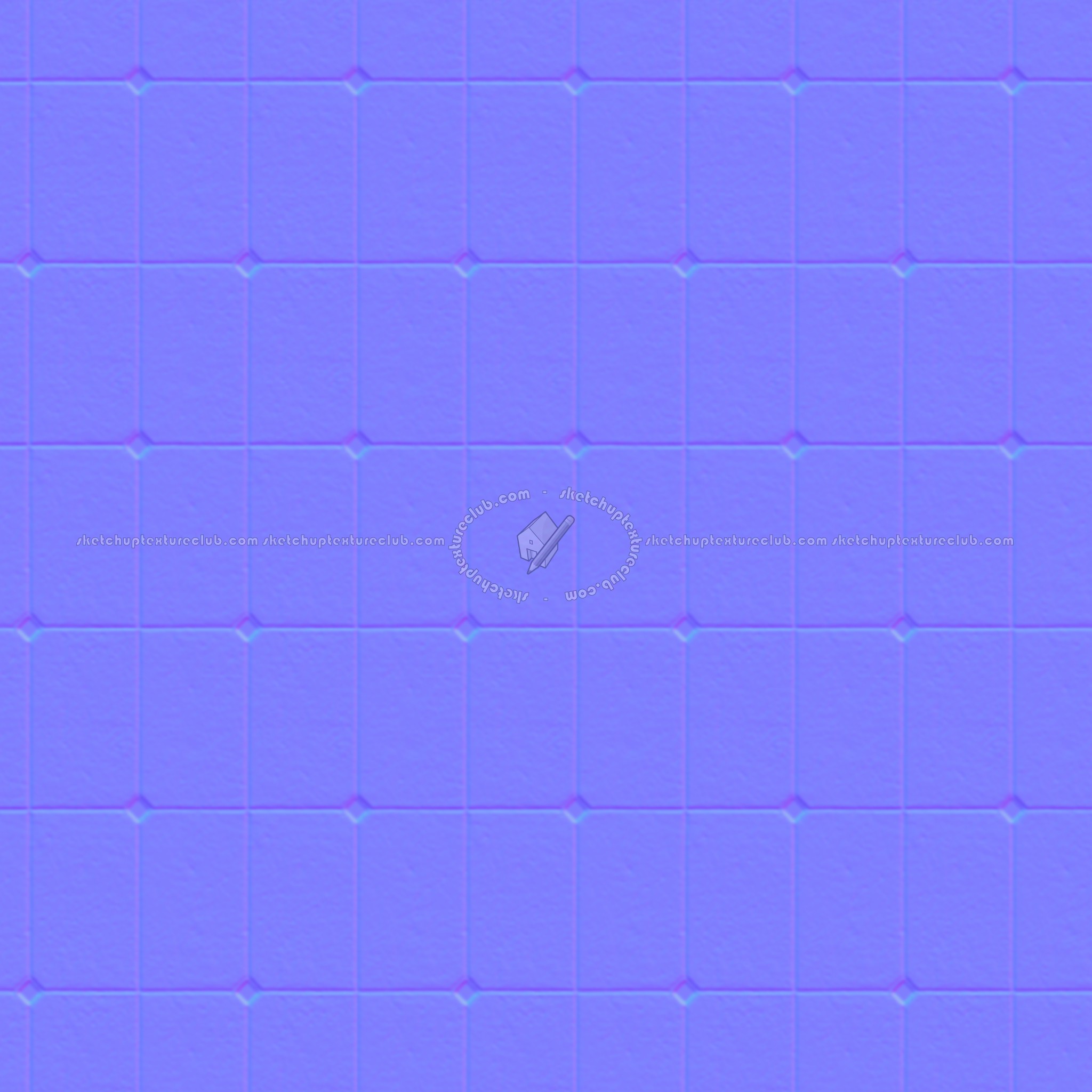 Textures   -   ARCHITECTURE   -   PAVING OUTDOOR   -   Concrete   -   Blocks regular  - Paving outdoor concrete regular block texture seamless 05754 - Normal