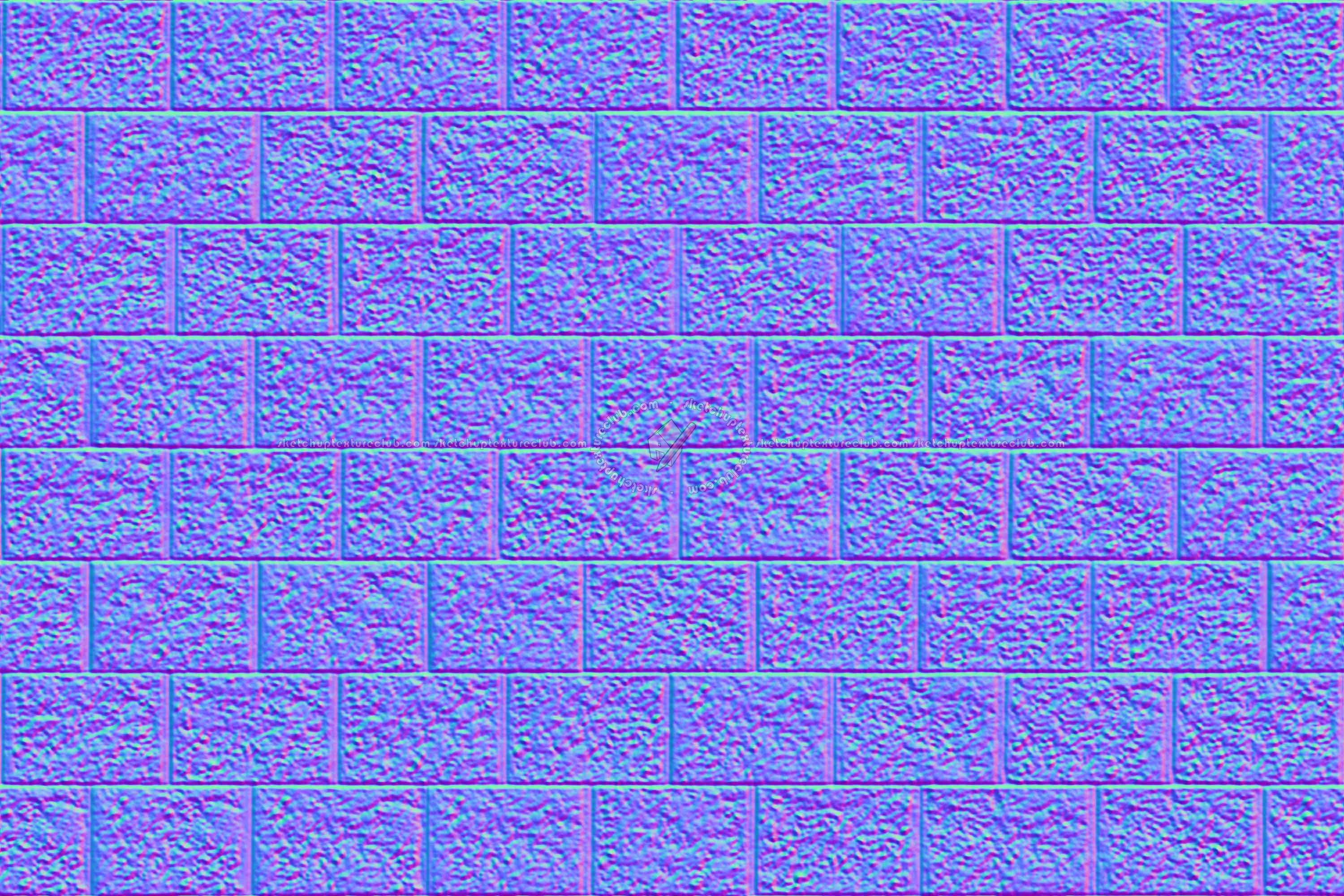 Textures   -   ARCHITECTURE   -   STONES WALLS   -   Stone blocks  - retaining wall stone blocks texture seamless 21354 - Normal