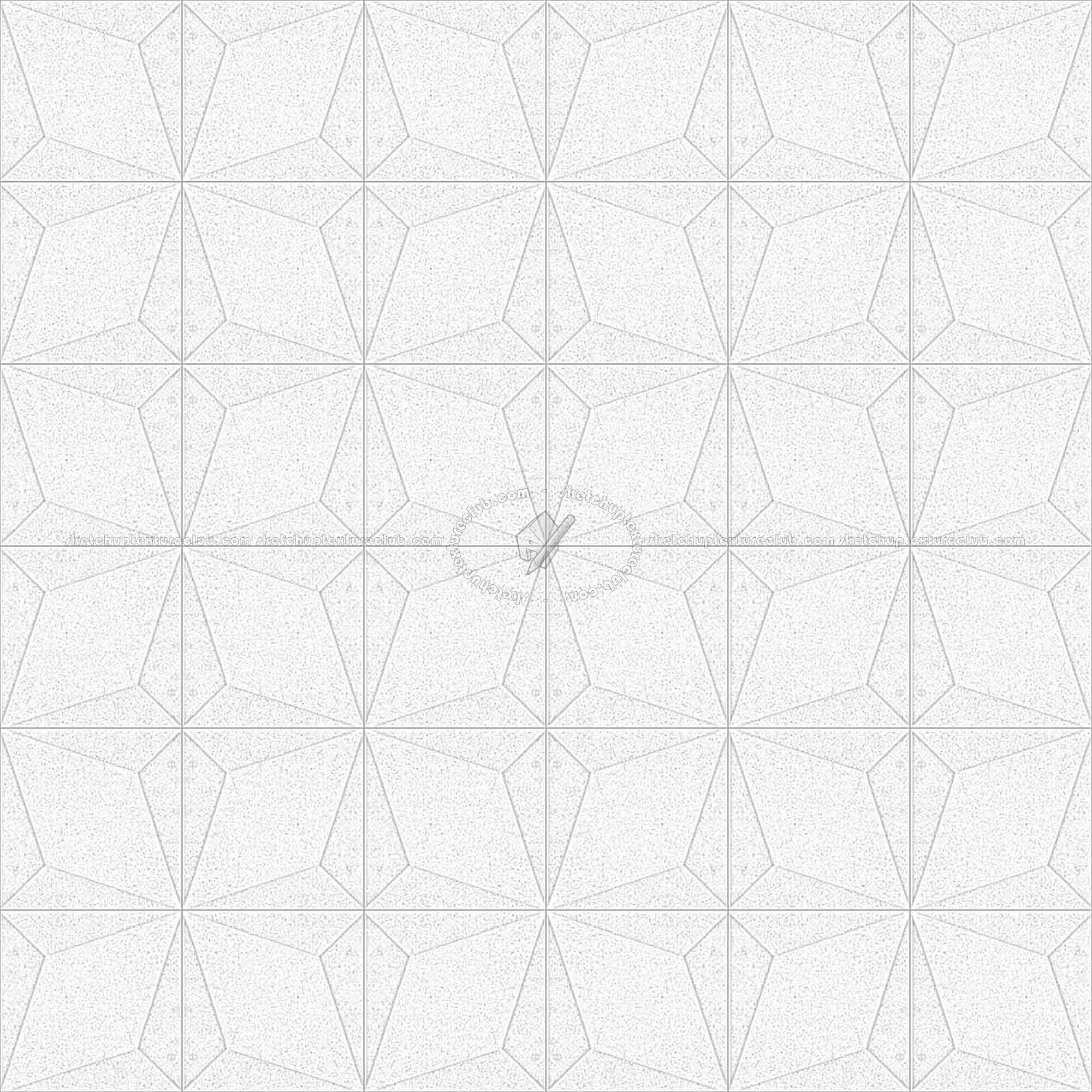 Textures   -   ARCHITECTURE   -   TILES INTERIOR   -   Cement - Encaustic   -   Cement  - Cement concrete tile texture seamless 13328 - Ambient occlusion