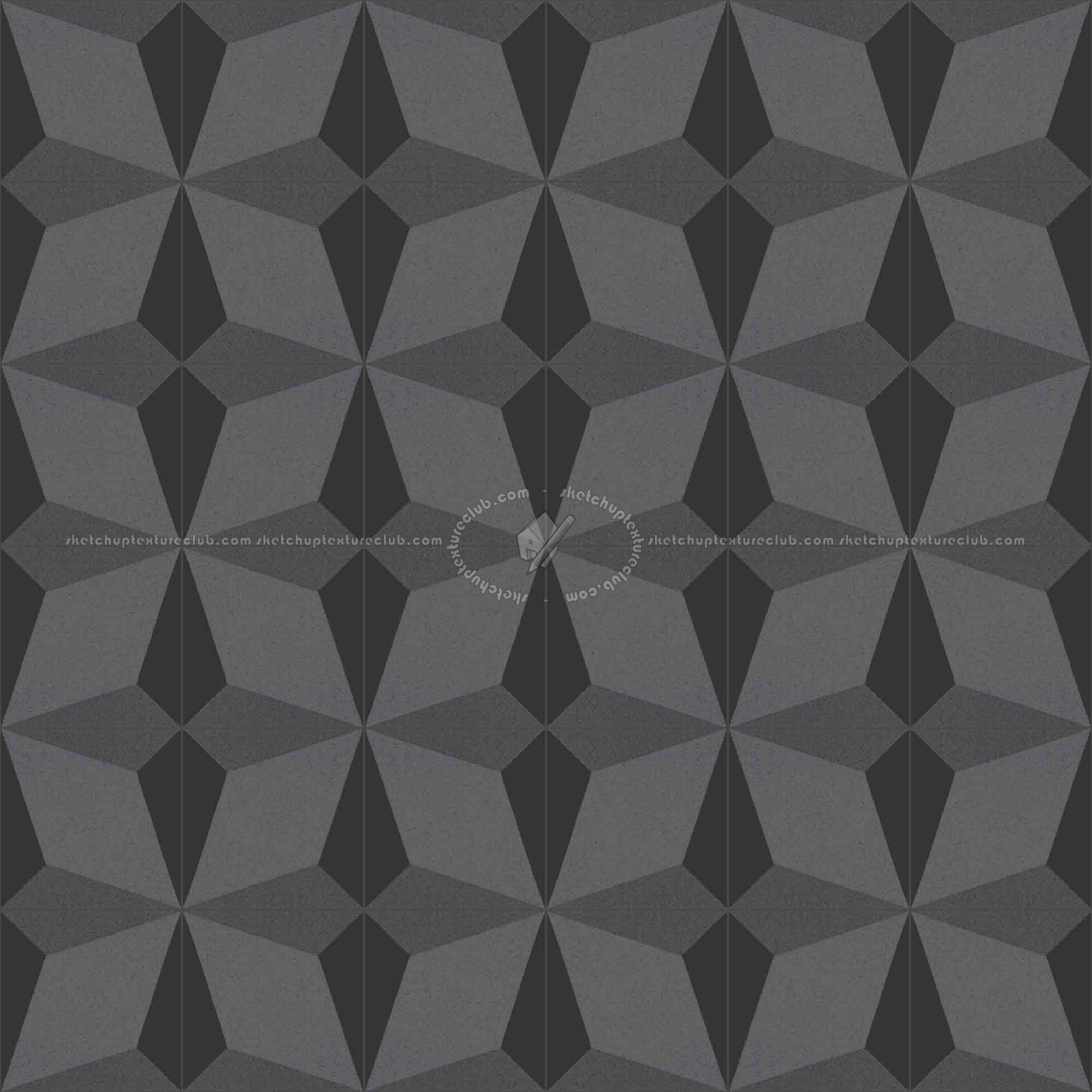 Textures   -   ARCHITECTURE   -   TILES INTERIOR   -   Cement - Encaustic   -   Cement  - Cement concrete tile texture seamless 13328 - Specular