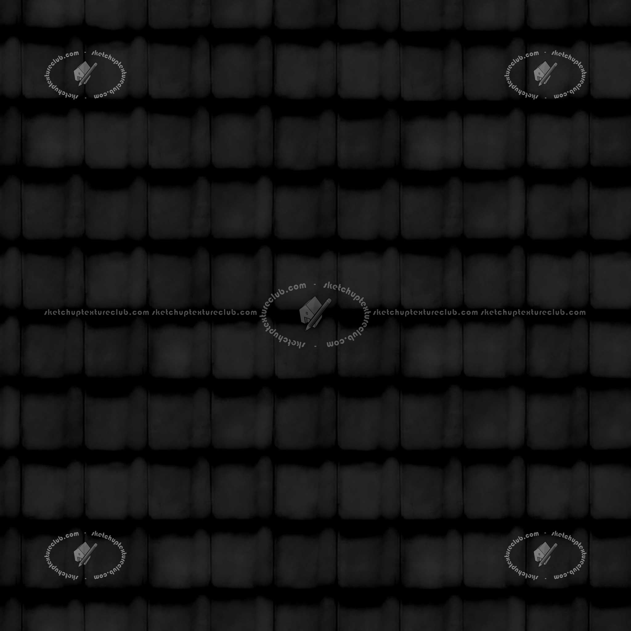 Textures   -   ARCHITECTURE   -   ROOFINGS   -   Clay roofs  - Clay roofing Cote Fleurie texture seamless 03352 - Specular