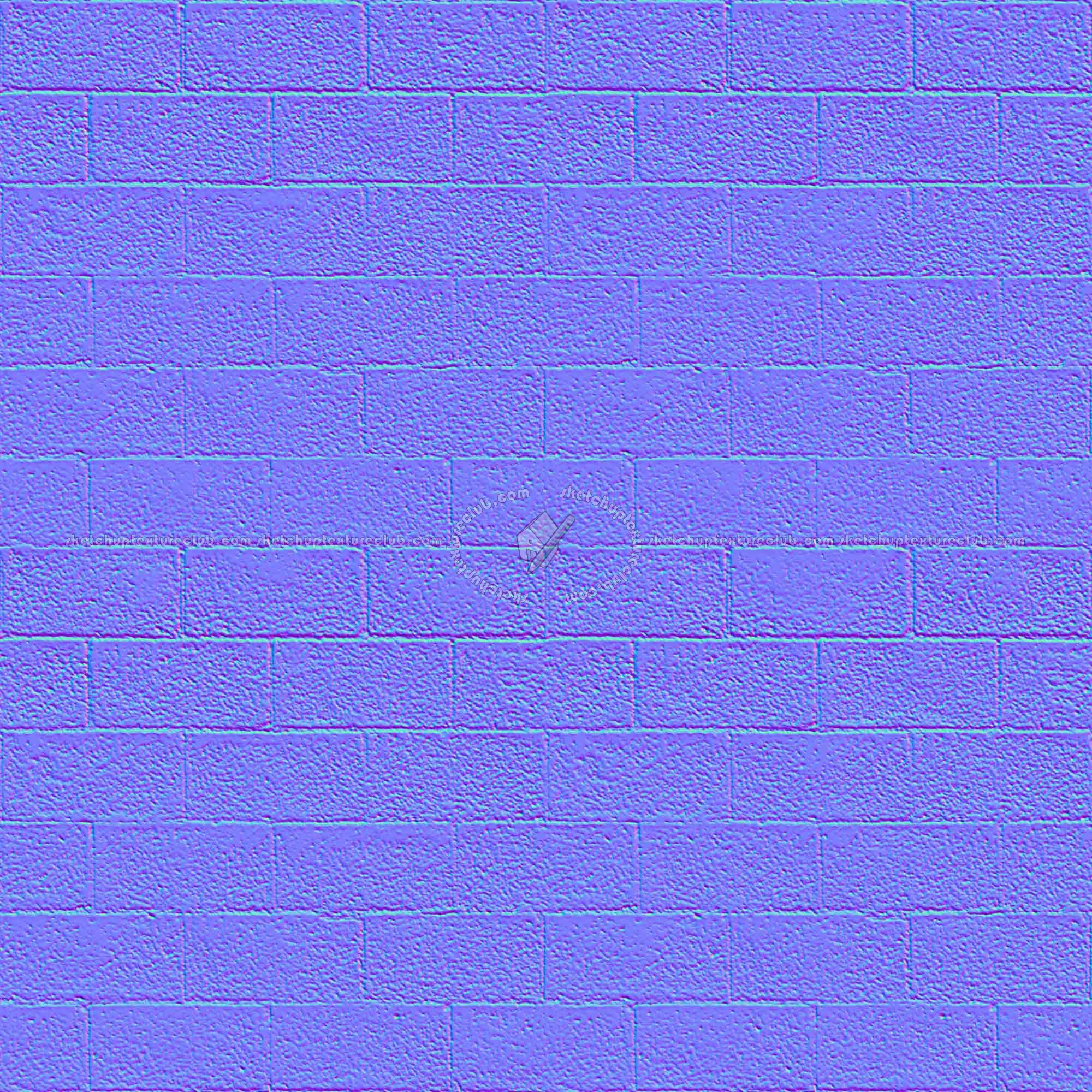 Textures   -   ARCHITECTURE   -   CONCRETE   -   Plates   -   Dirty  - Dirt cinder block texture seamless 01724 - Normal