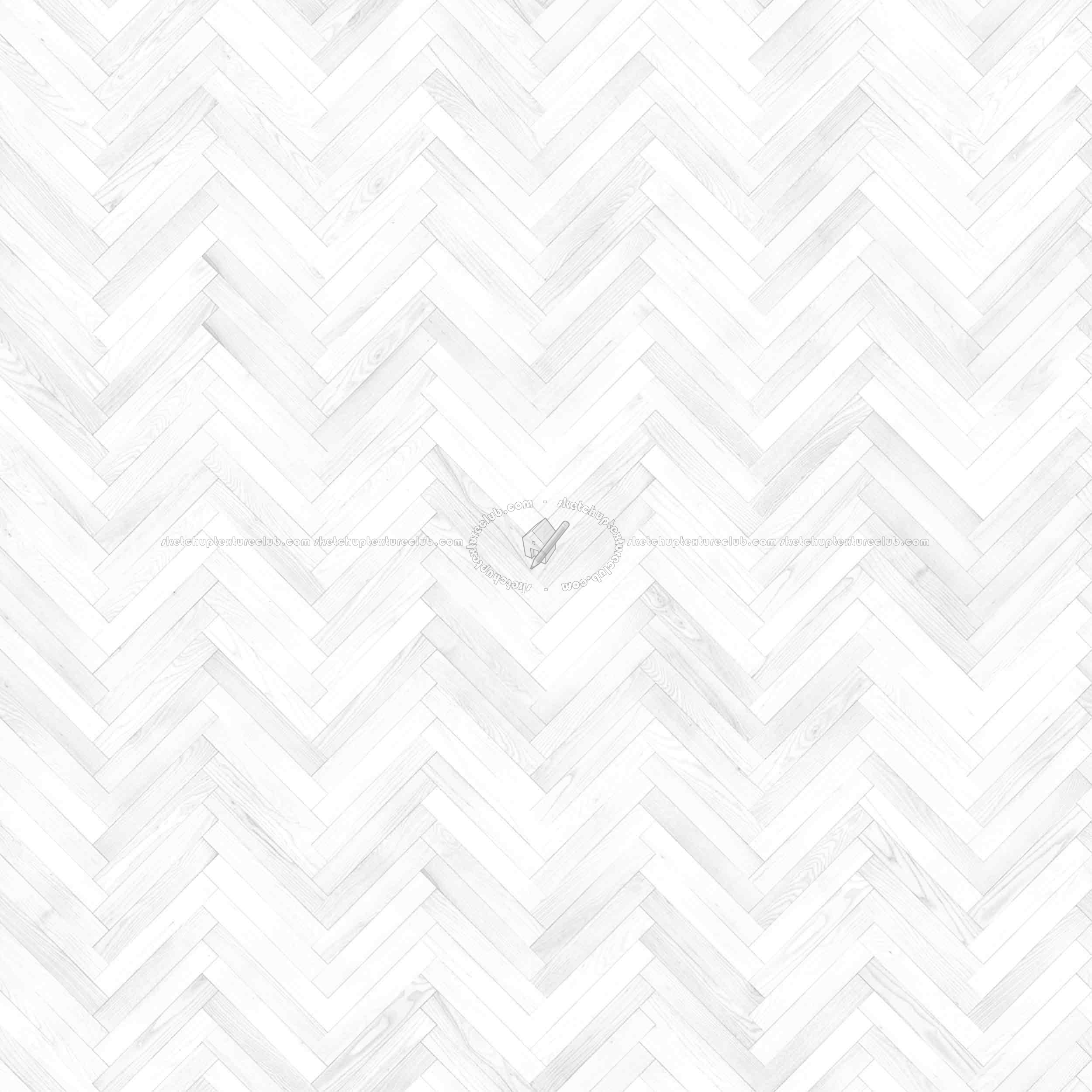 Textures   -   ARCHITECTURE   -   WOOD FLOORS   -   Parquet white  - Herringbone white wood flooring texture seamless 05458 - Ambient occlusion