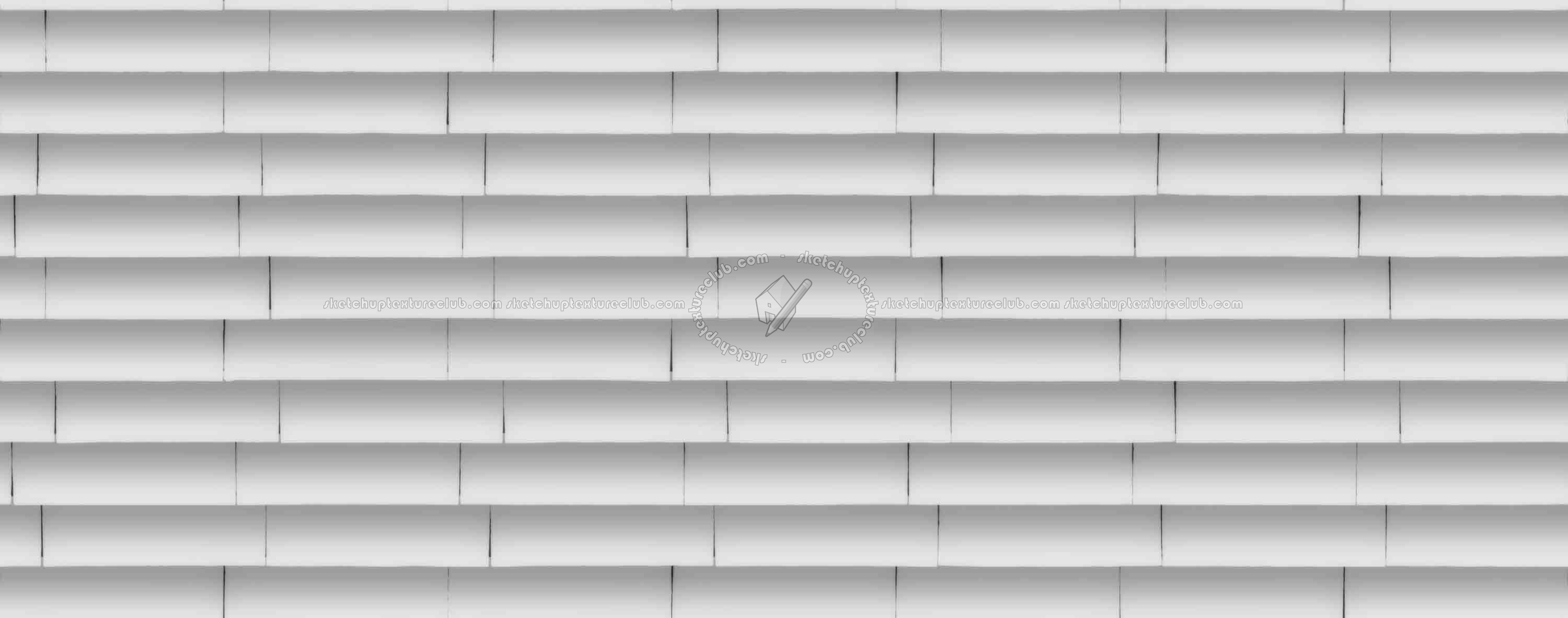 Textures   -   ARCHITECTURE   -   WALLS TILE OUTSIDE  - Wall cladding bricks PBR texture seamless 21540 - Displacement