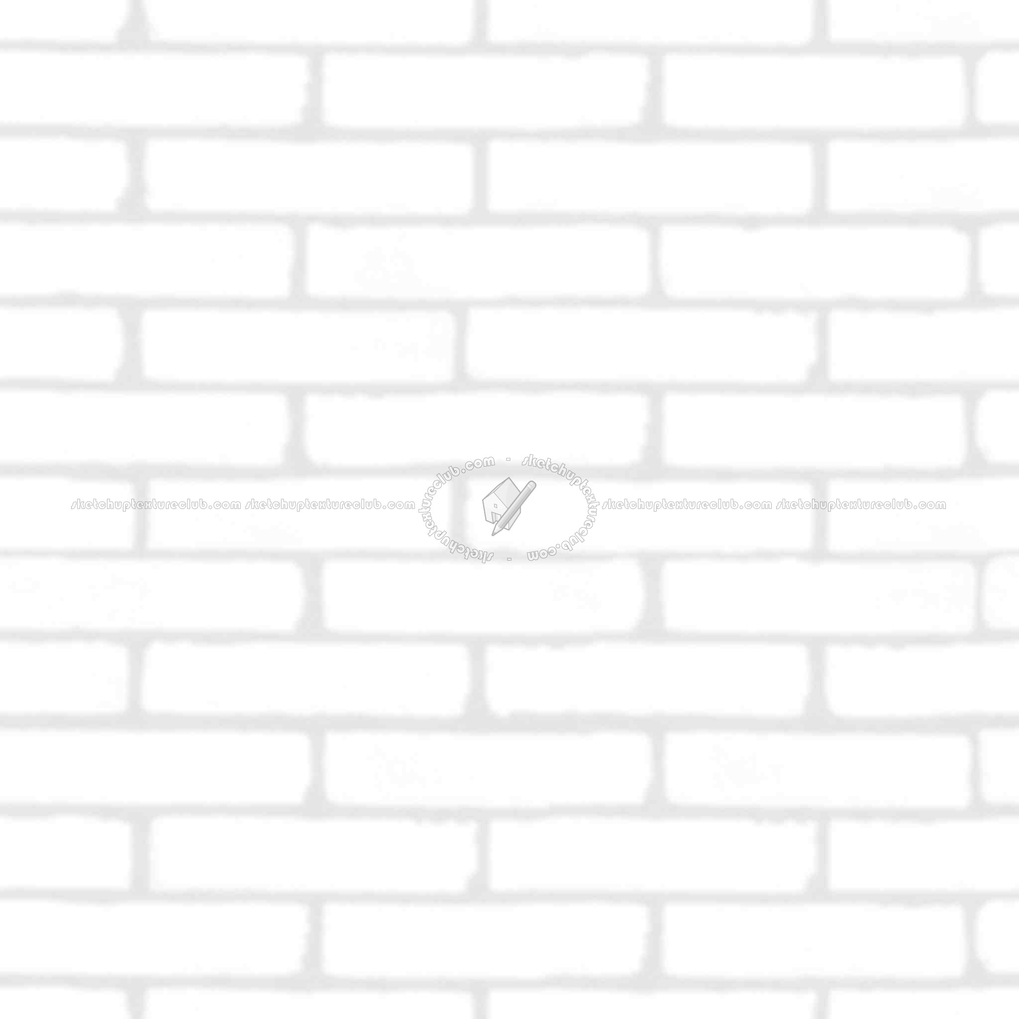 Textures   -   ARCHITECTURE   -   BRICKS   -   White Bricks  - White bricks texture seamles 00502 - Ambient occlusion
