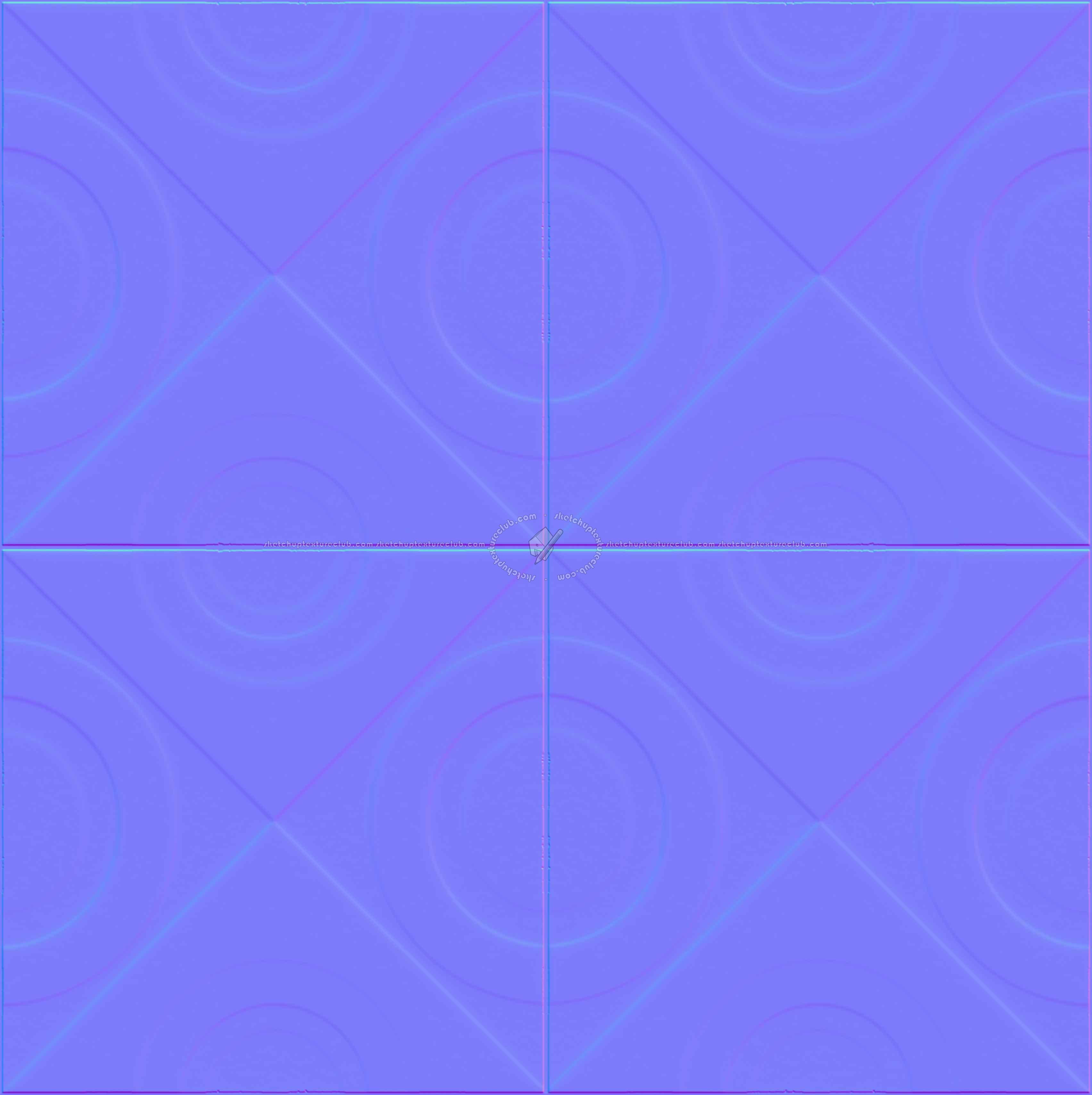 Textures   -   ARCHITECTURE   -   TILES INTERIOR   -   Cement - Encaustic   -   Cement  - cementine tiles Pbr texture seamless 22123 - Normal